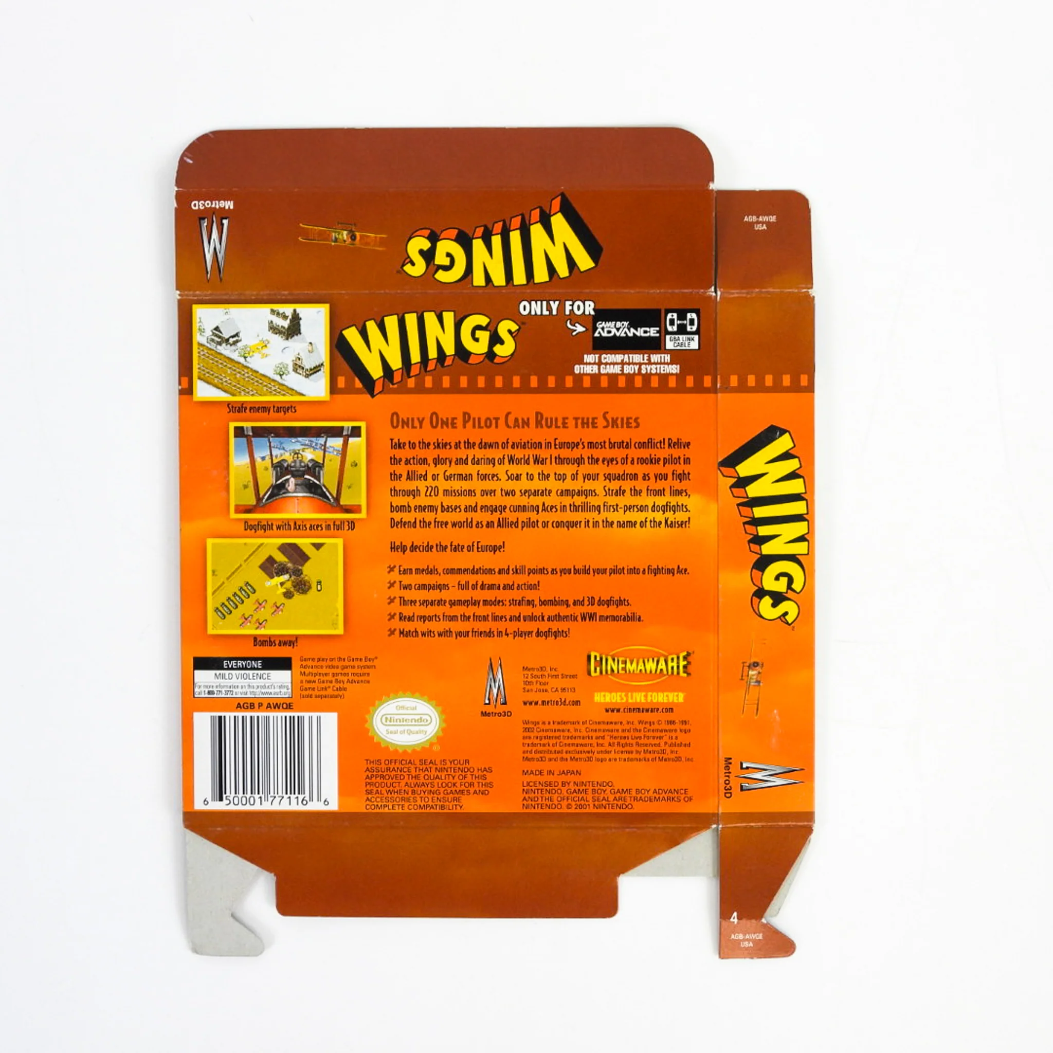 Wings Advance [Box] (Nintendo Game Boy Advance / GBA) - Image 2