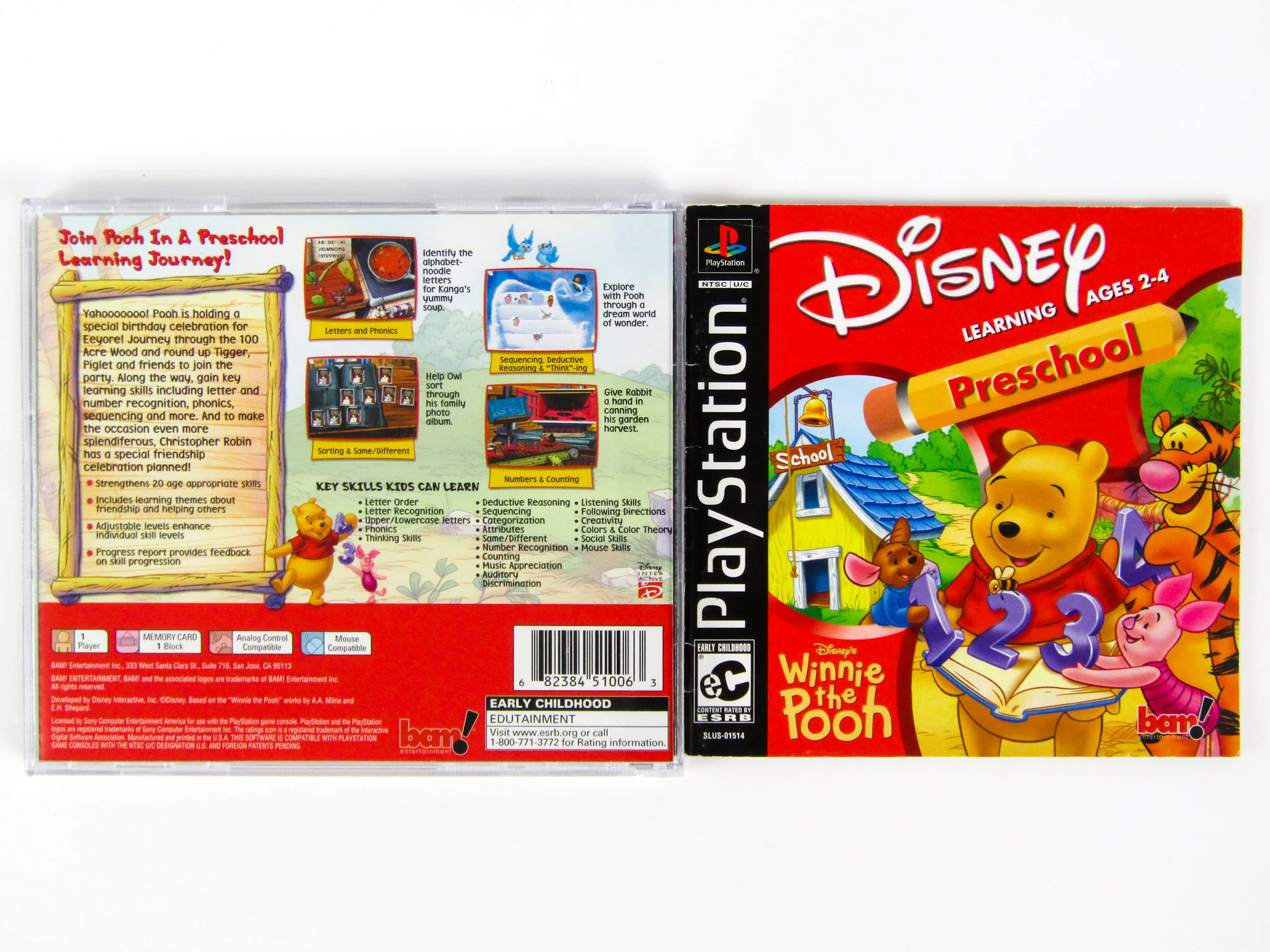 Winnie The Pooh Preschool (PlayStation / PS1) - Image 2