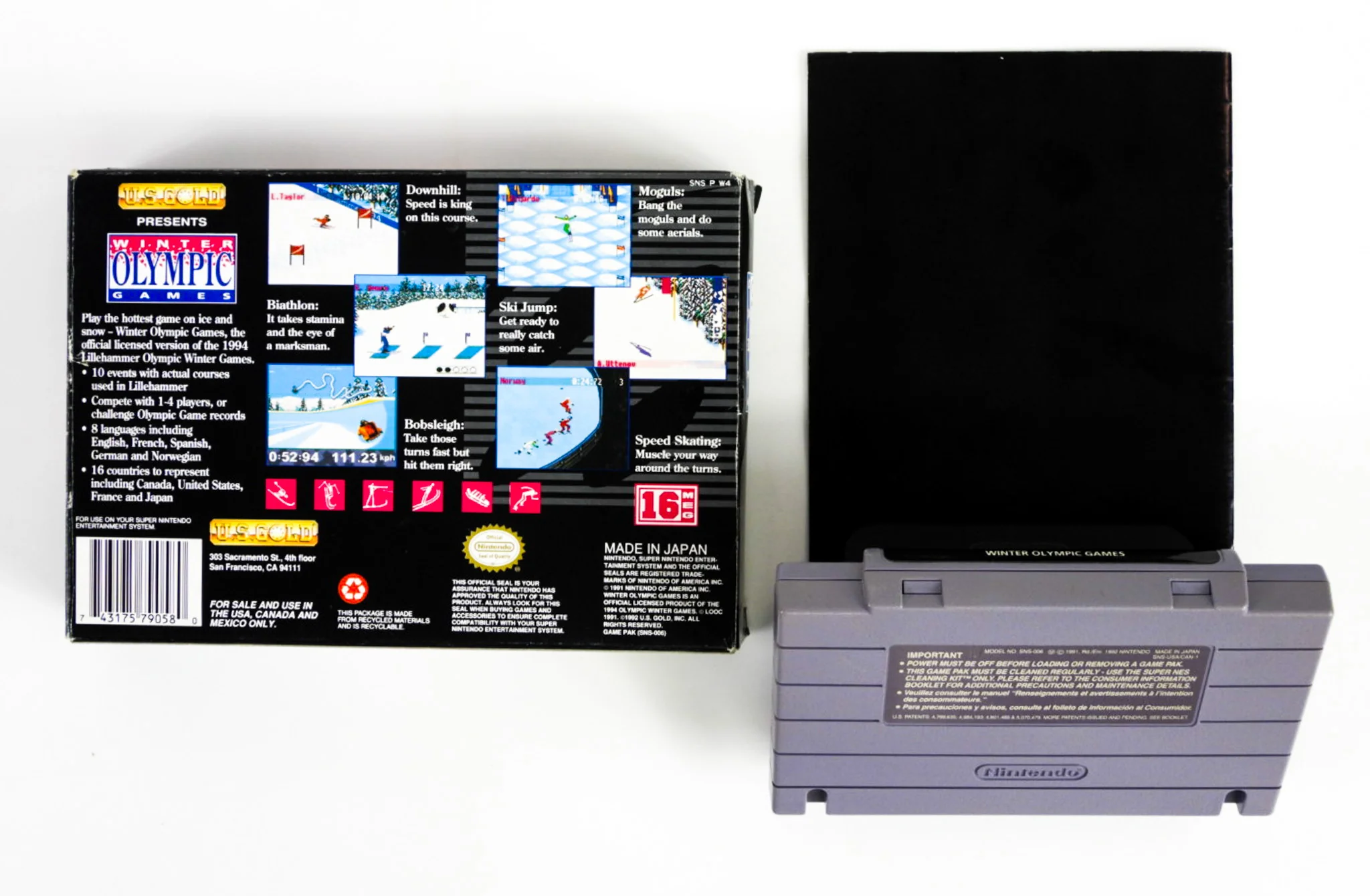 Winter Olympic Games: Lillehammer '94 (Super Nintendo / SNES) - Image 2