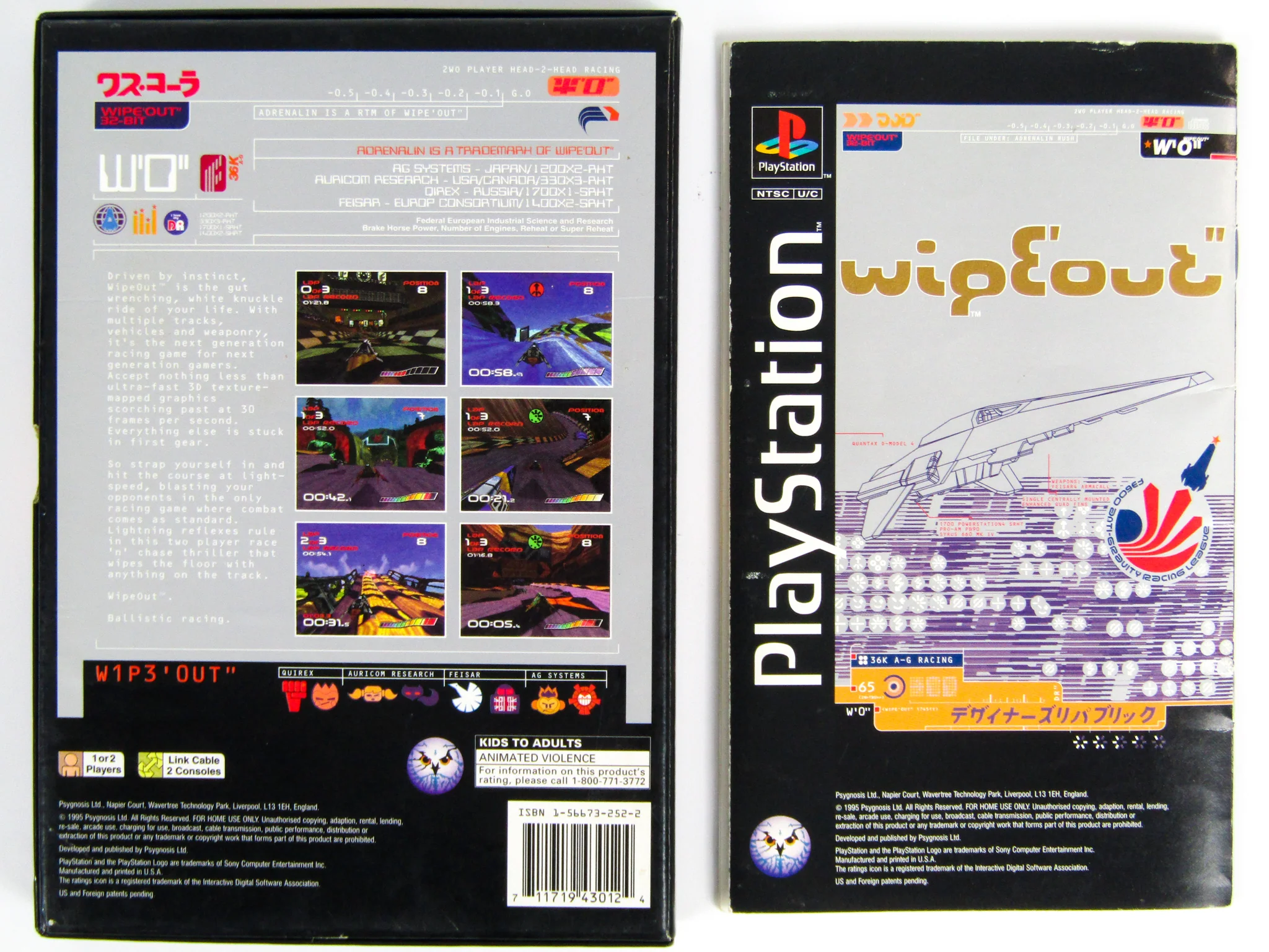 Wipeout [Long Box] (PlayStation / PS1) - Image 3