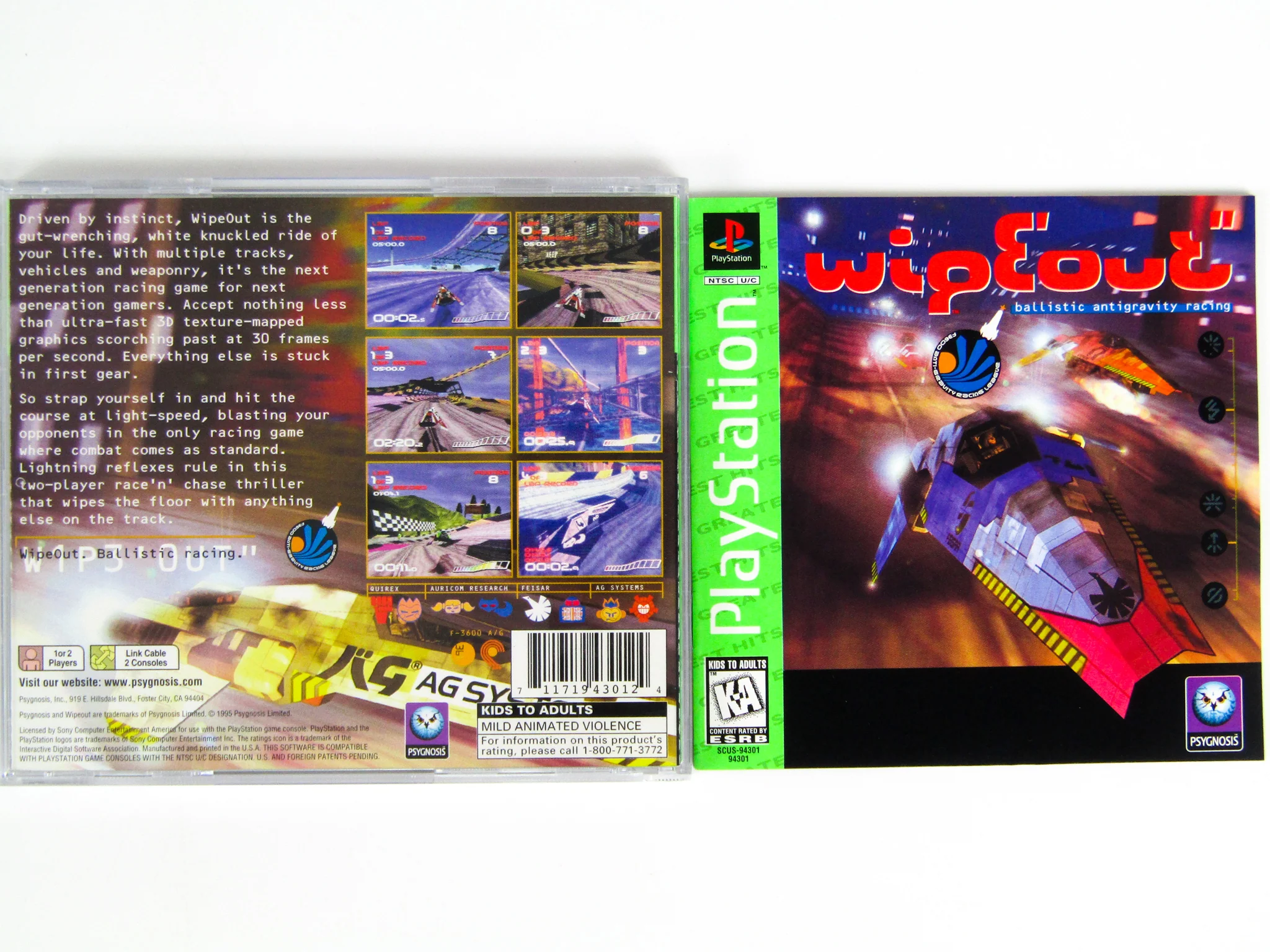 Wipeout (PlayStation / PS1) - Image 2