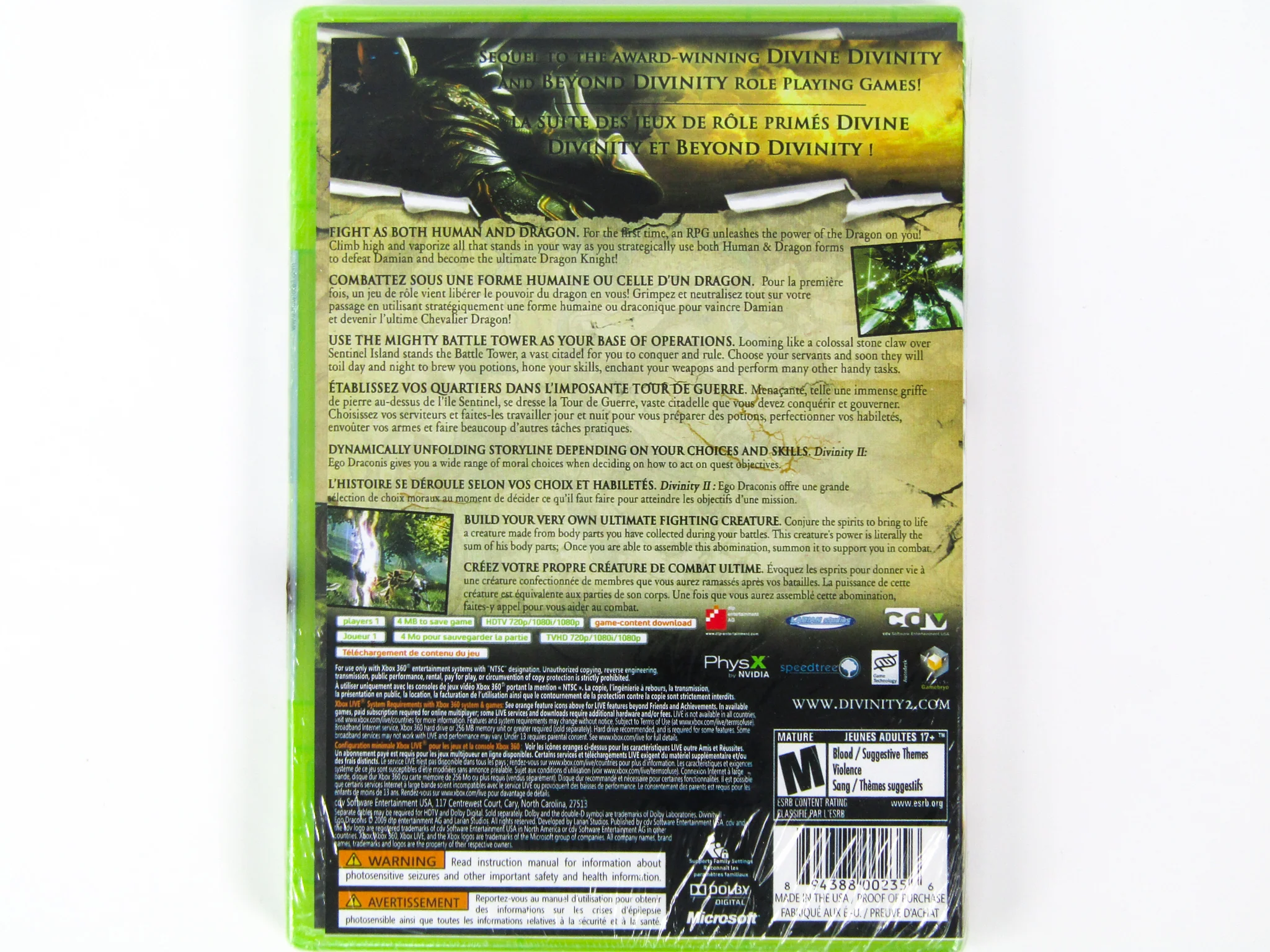 Witcher 2: Assassins Of Kings [Enhanced Edition] (Xbox 360) - Image 2