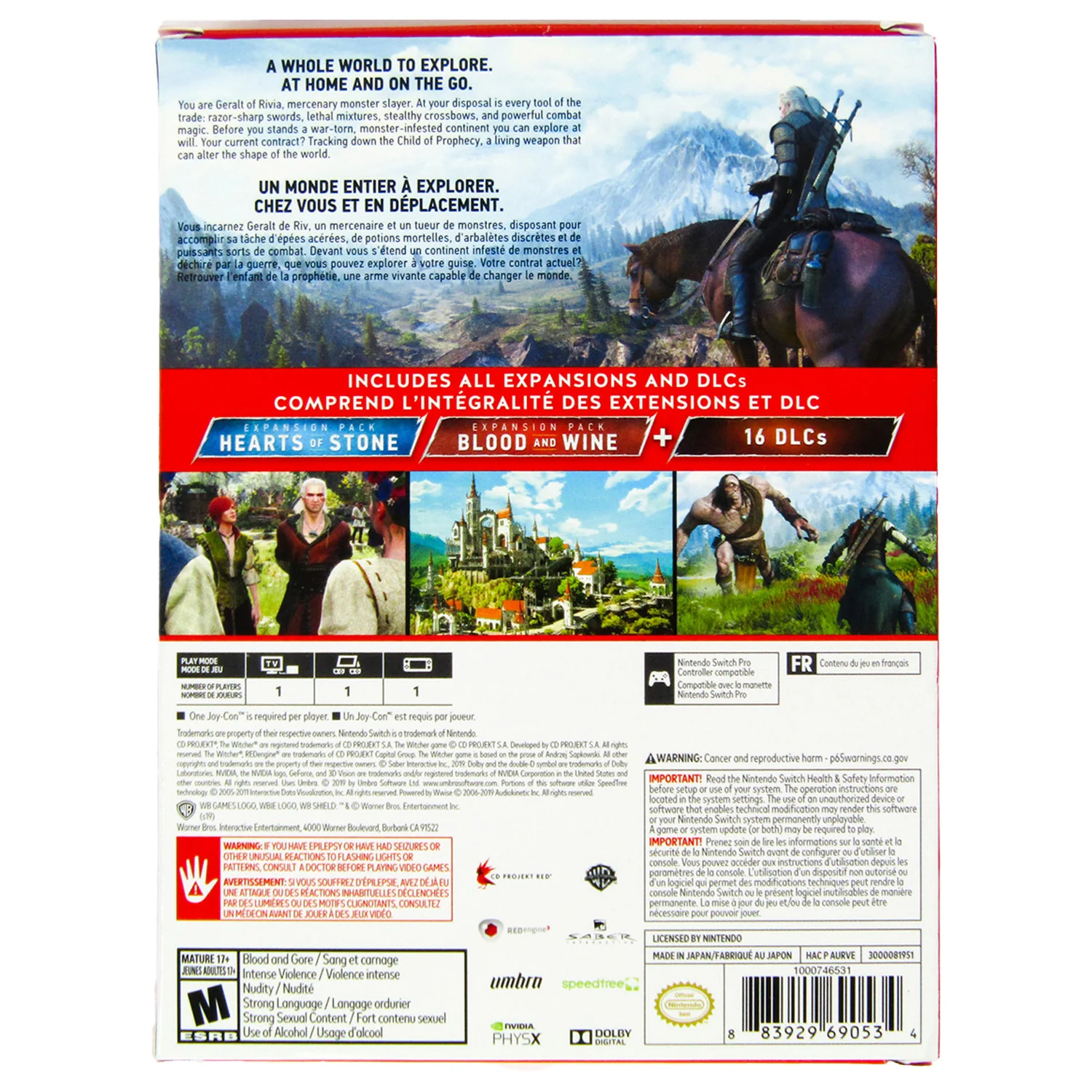 Witcher 3 Wild Hunt [Complete Edition] (Nintendo Switch) - Image 2