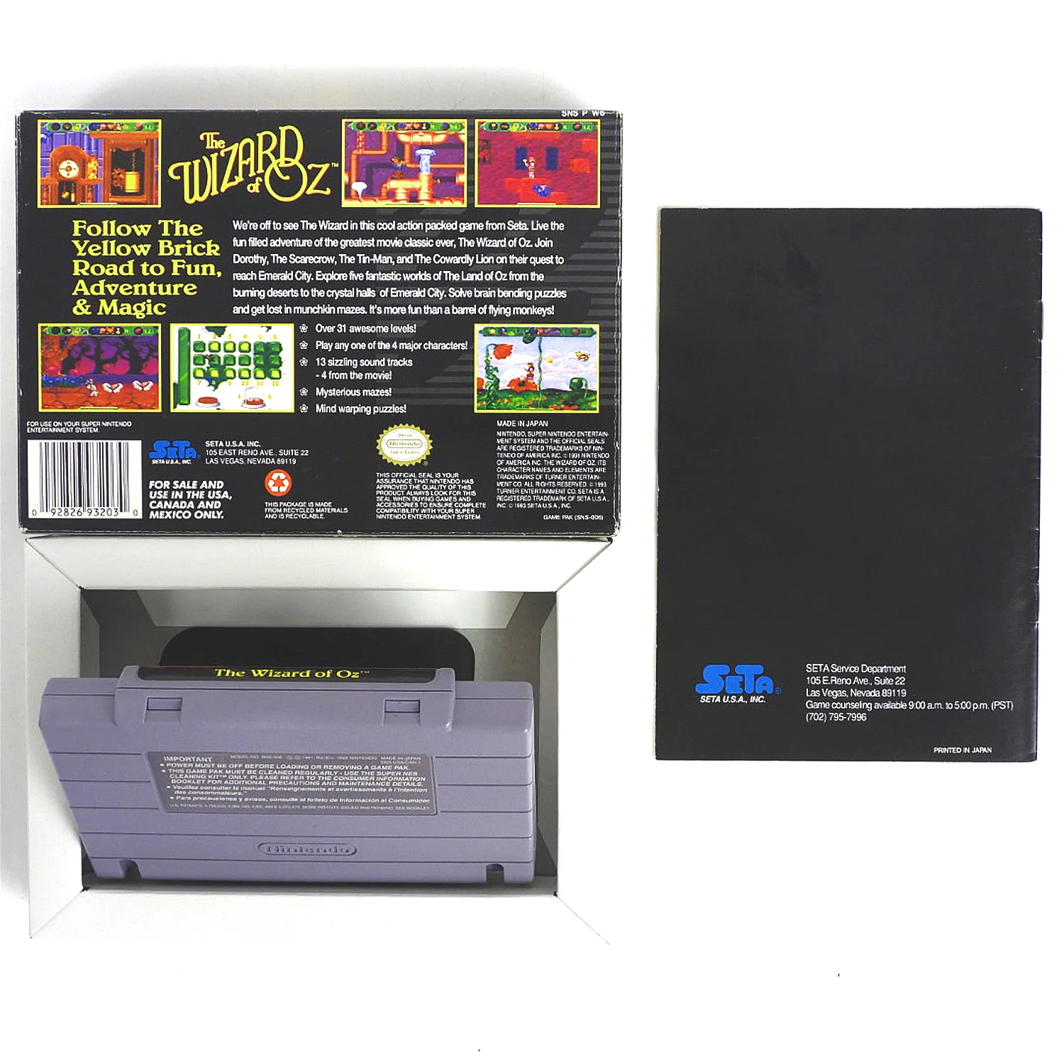 Wizard Of Oz (Super Nintendo / SNES) - Image 2