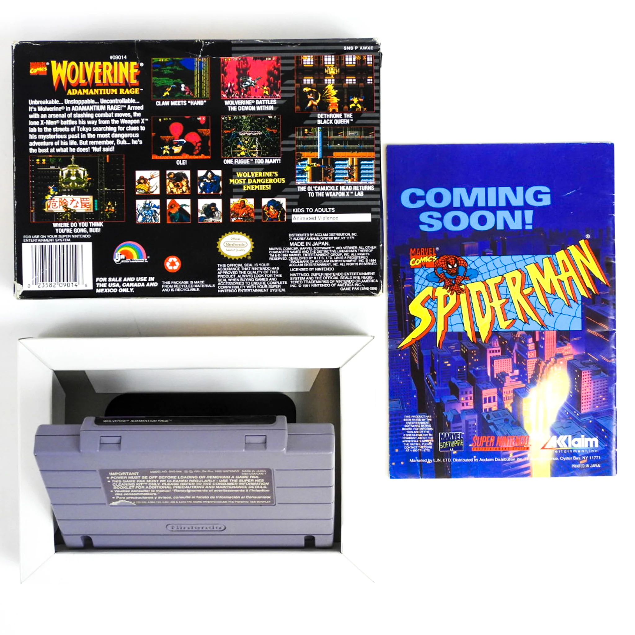 Wolverine: Adamantium Rage (Super Nintendo / SNES) - Image 2
