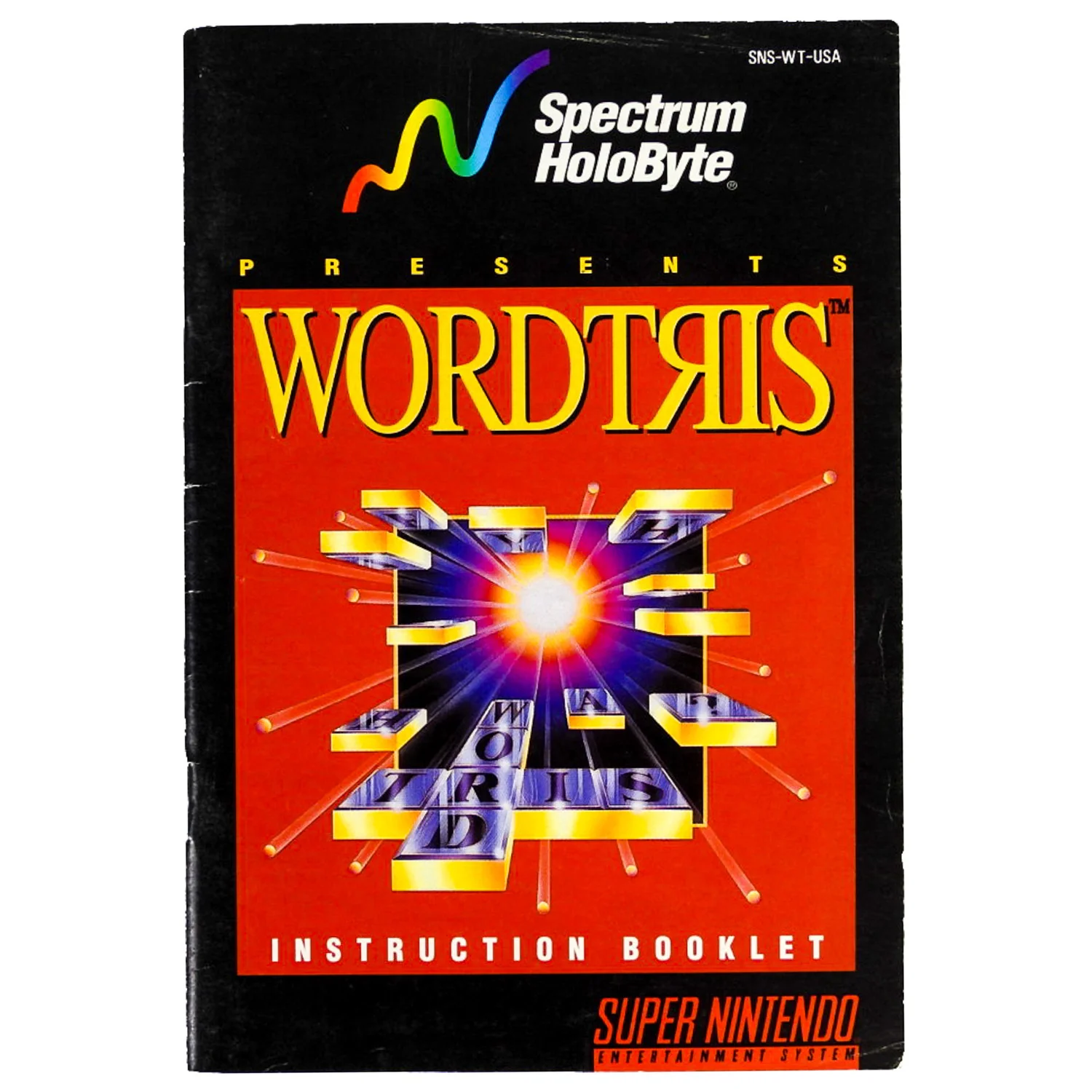 Wordtris [Manual] (Super Nintendo / SNES)