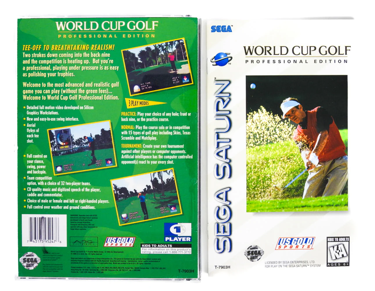 World Cup Golf: Professional Edition (Sega Saturn) - Image 2