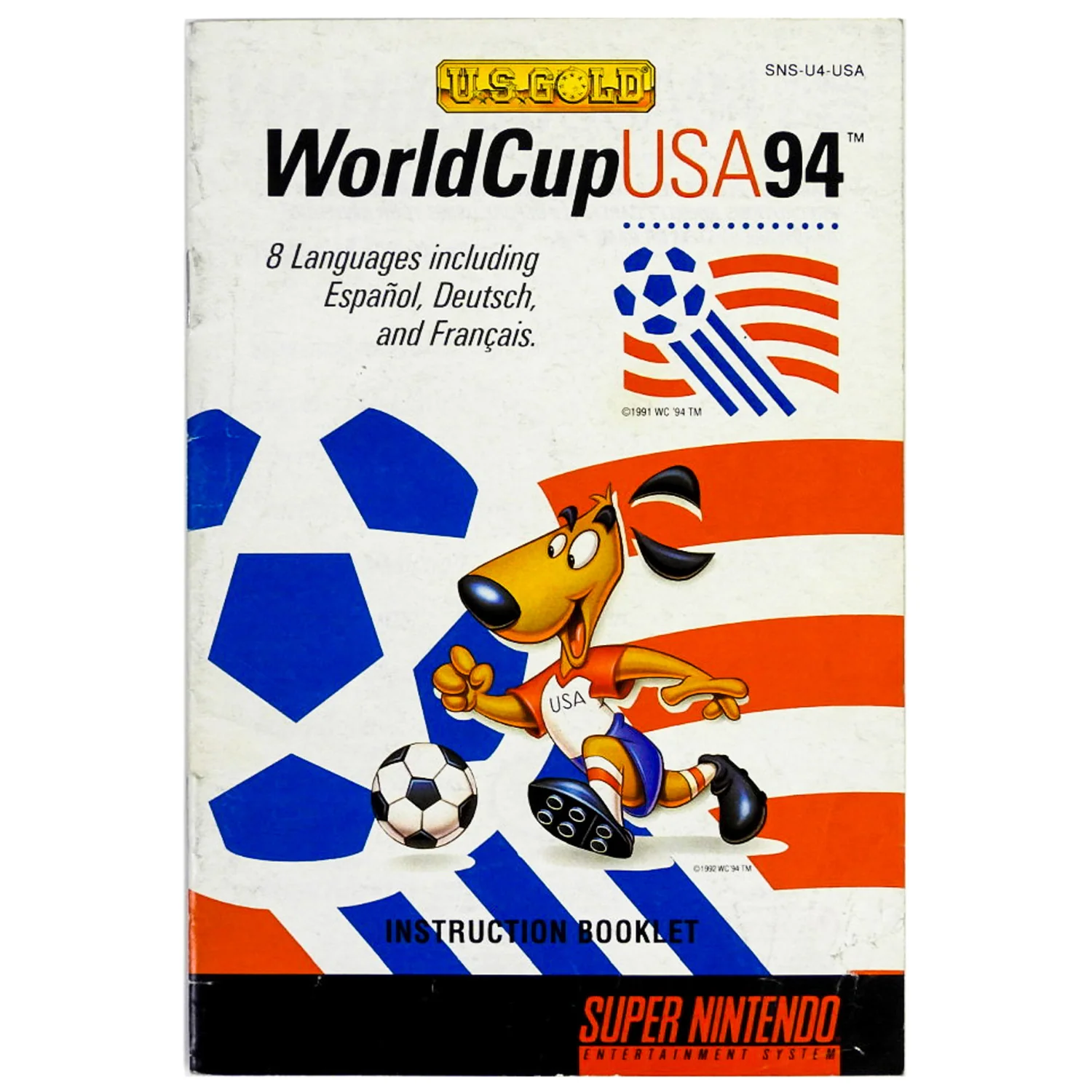 World Cup USA '94 [Manual] (Super Nintendo / SNES)
