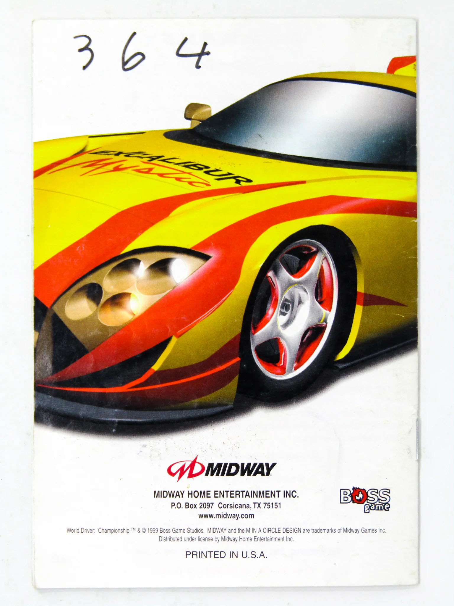 World Driver Championship [Manual] (Nintendo 64 / N64) - Image 4