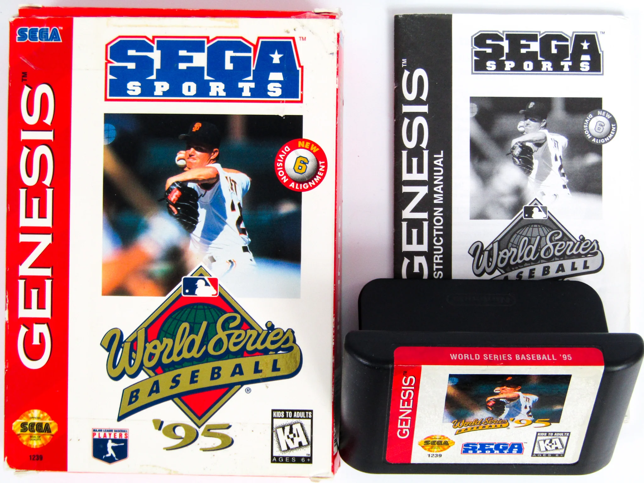 World Series Baseball 95 [Cardboard Box] (Sega Genesis)