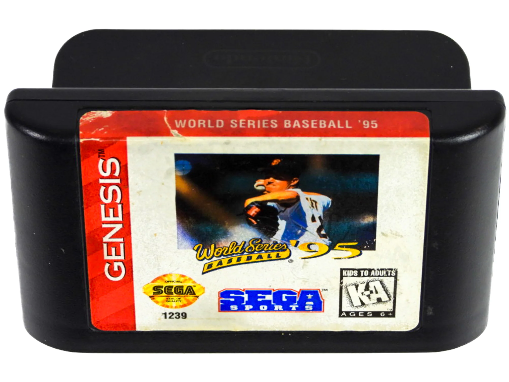 World Series Baseball 95 [Cardboard Box] (Sega Genesis) - Image 3