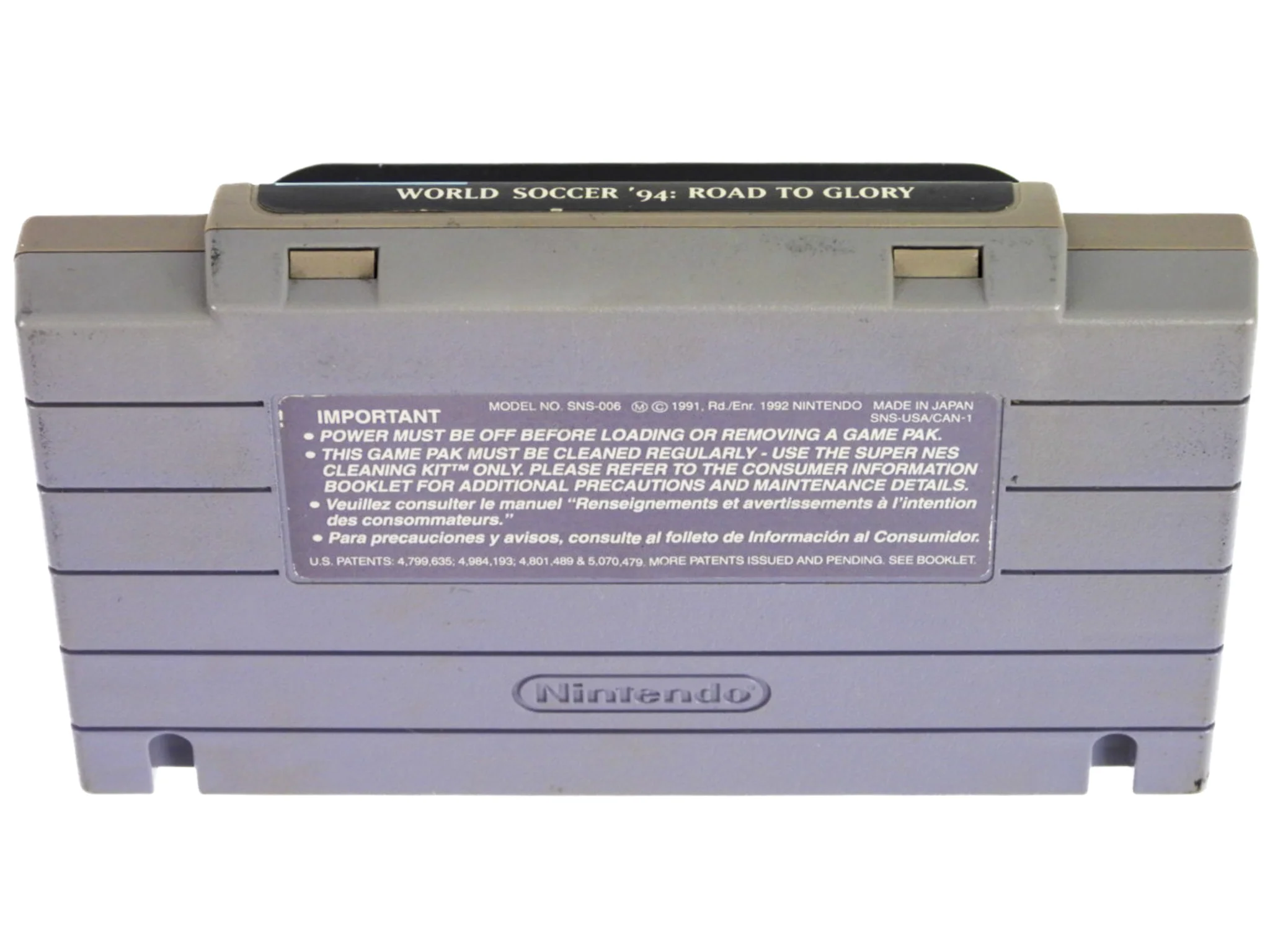 World Soccer 94 Road to Glory (Super Nintendo / SNES) - Image 2