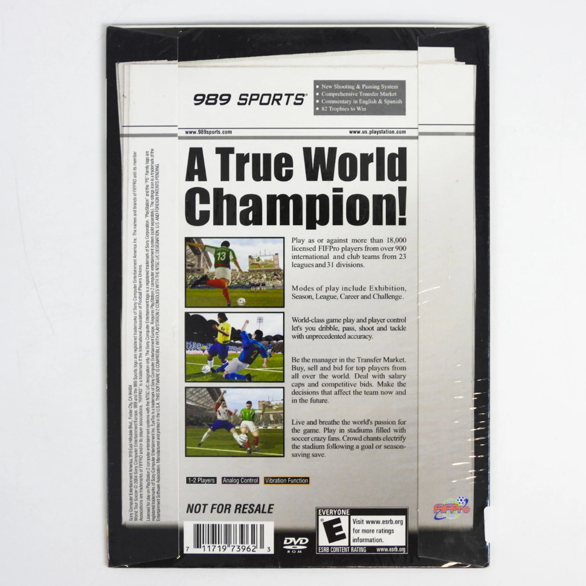 World Tour Soccer 2005 [Demo Disc] (PlayStation 2 / PS2) - Image 2