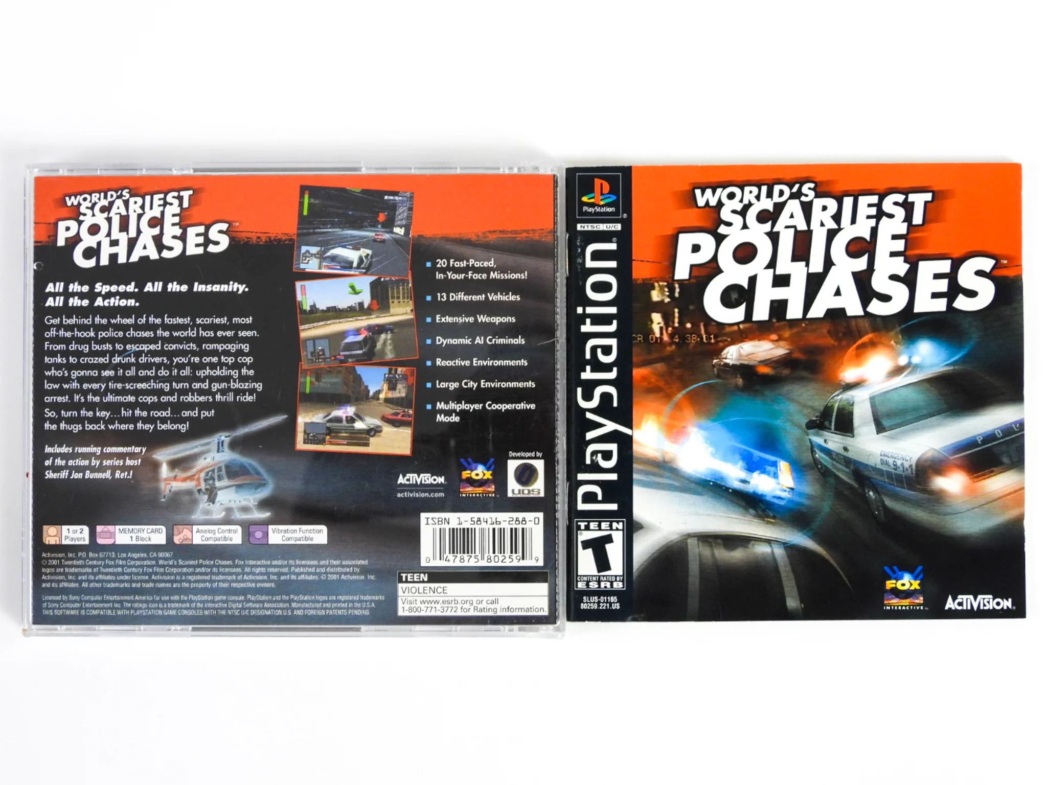 World's Scariest Police Chases (PlayStation / PS1) - Image 2