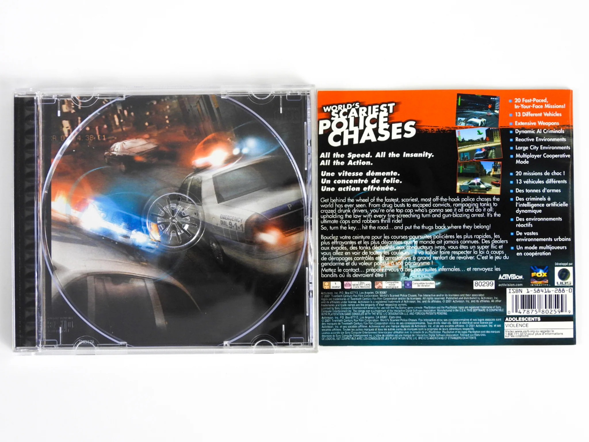 World's Scariest Police Chases (PlayStation / PS1) - Image 3