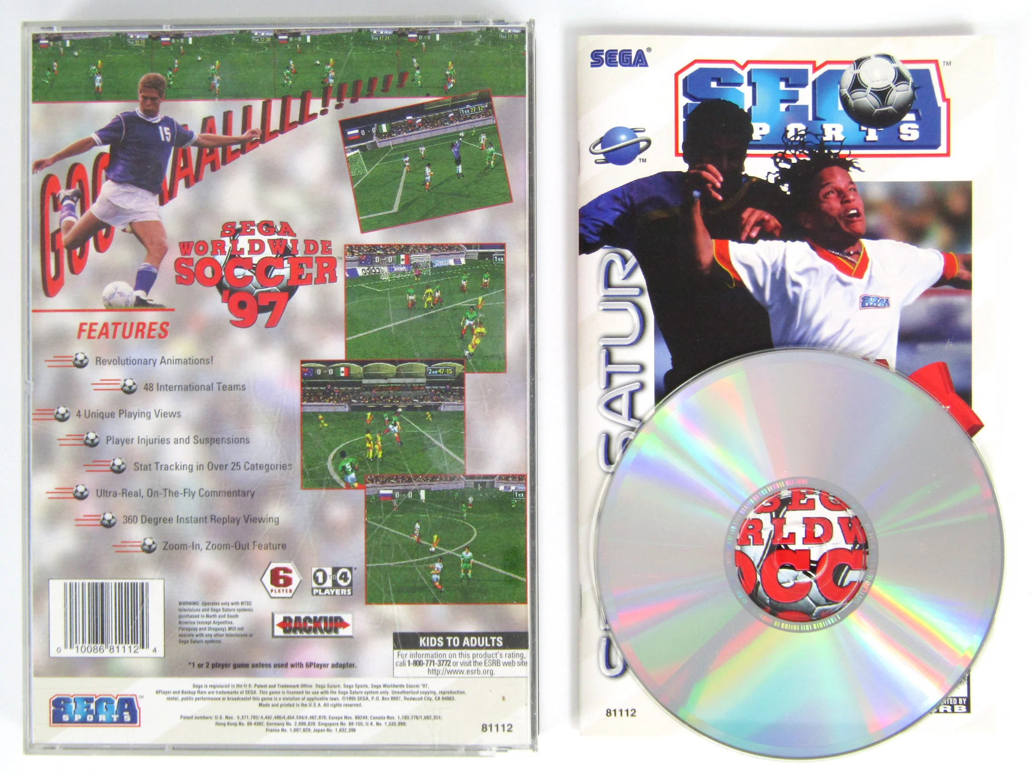 Worldwide Soccer 97 (Sega Saturn) - Image 4