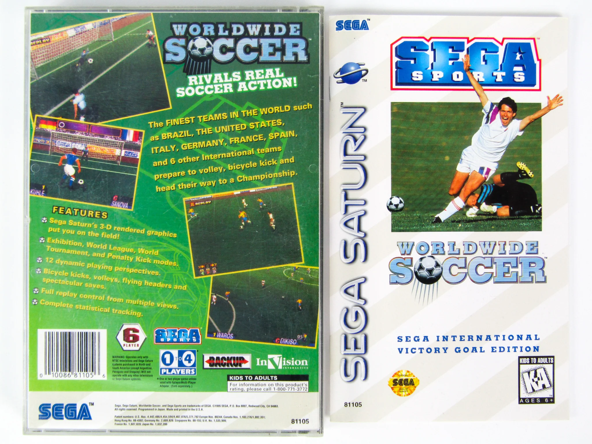 Worldwide Soccer (Sega Saturn) - Image 3