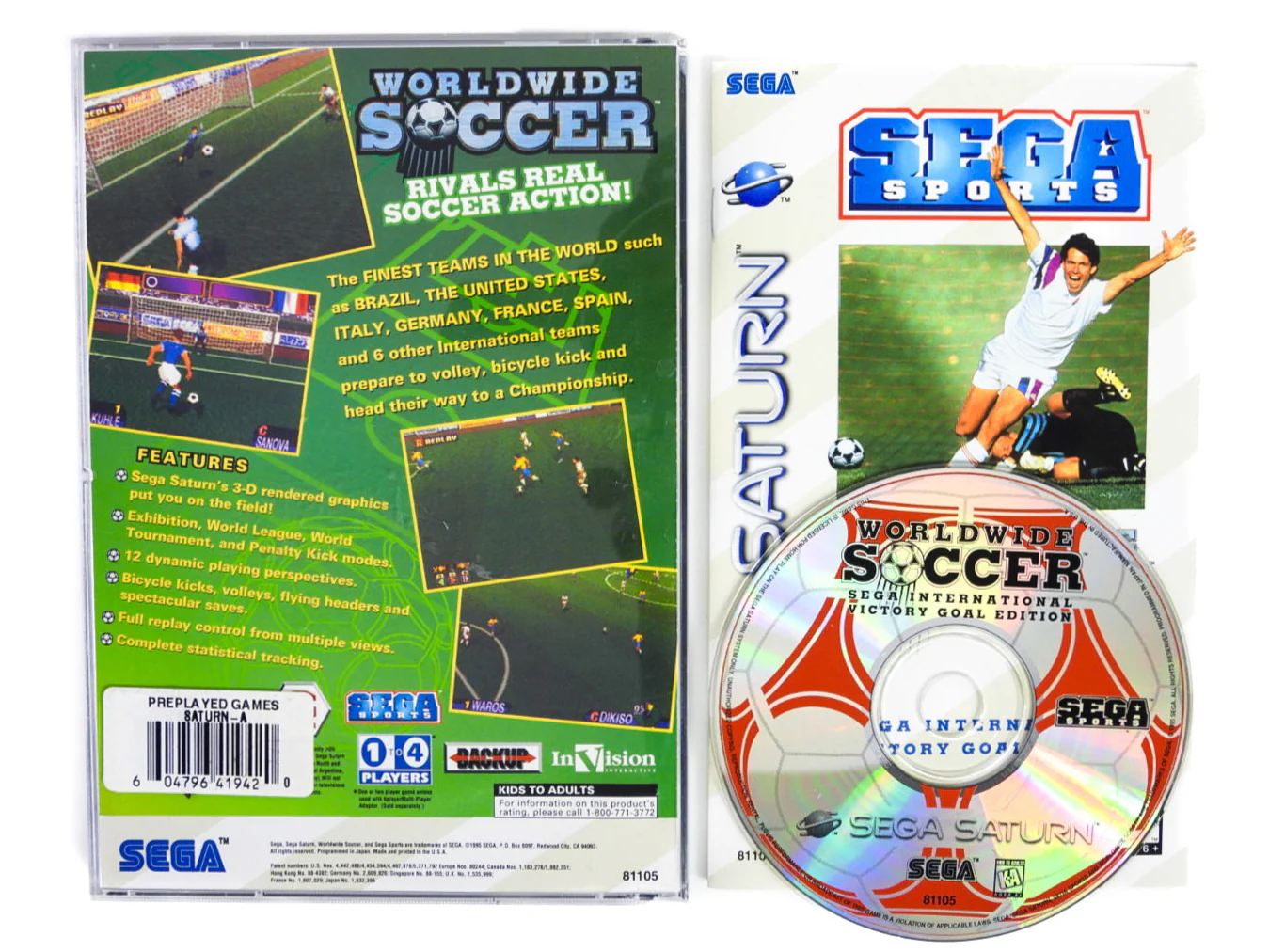 Worldwide Soccer (Sega Saturn) - Image 4
