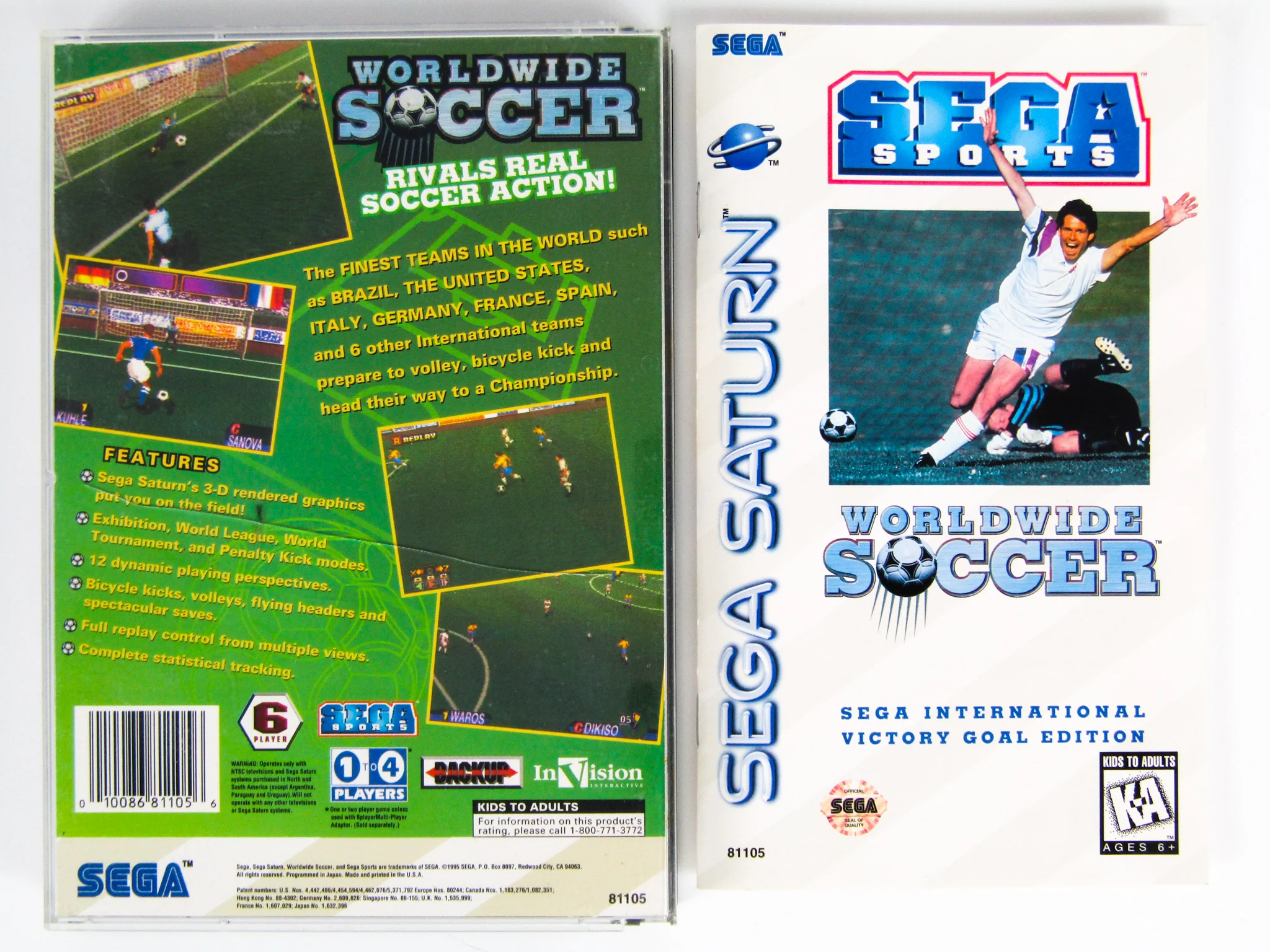 Worldwide Soccer (Sega Saturn) - Image 9