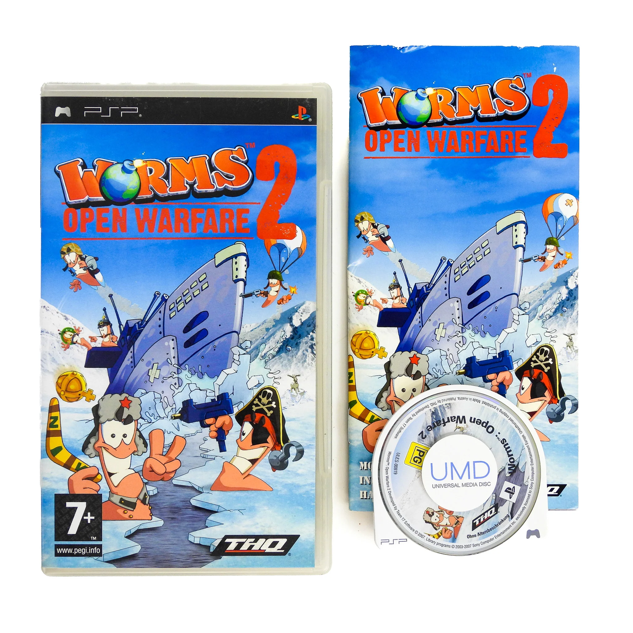 Worms: Open Warfare 2 [French Version] [PAL] (PlayStation Portable / PSP)