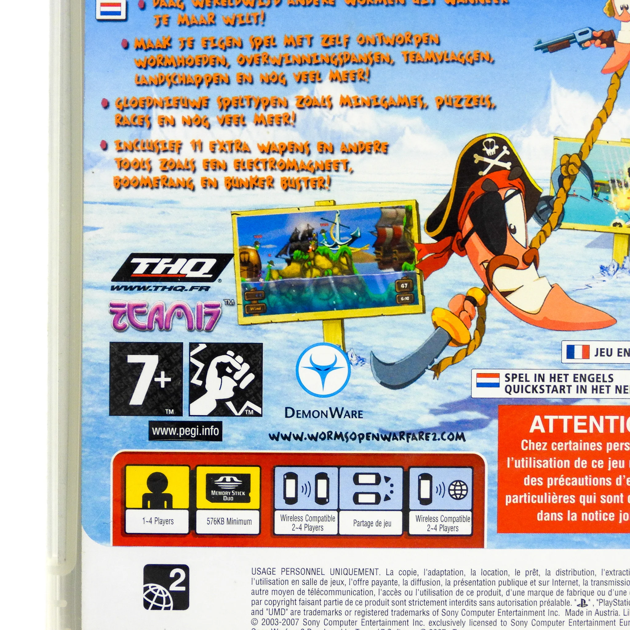 Worms: Open Warfare 2 [French Version] [PAL] (PlayStation Portable / PSP) - Image 3