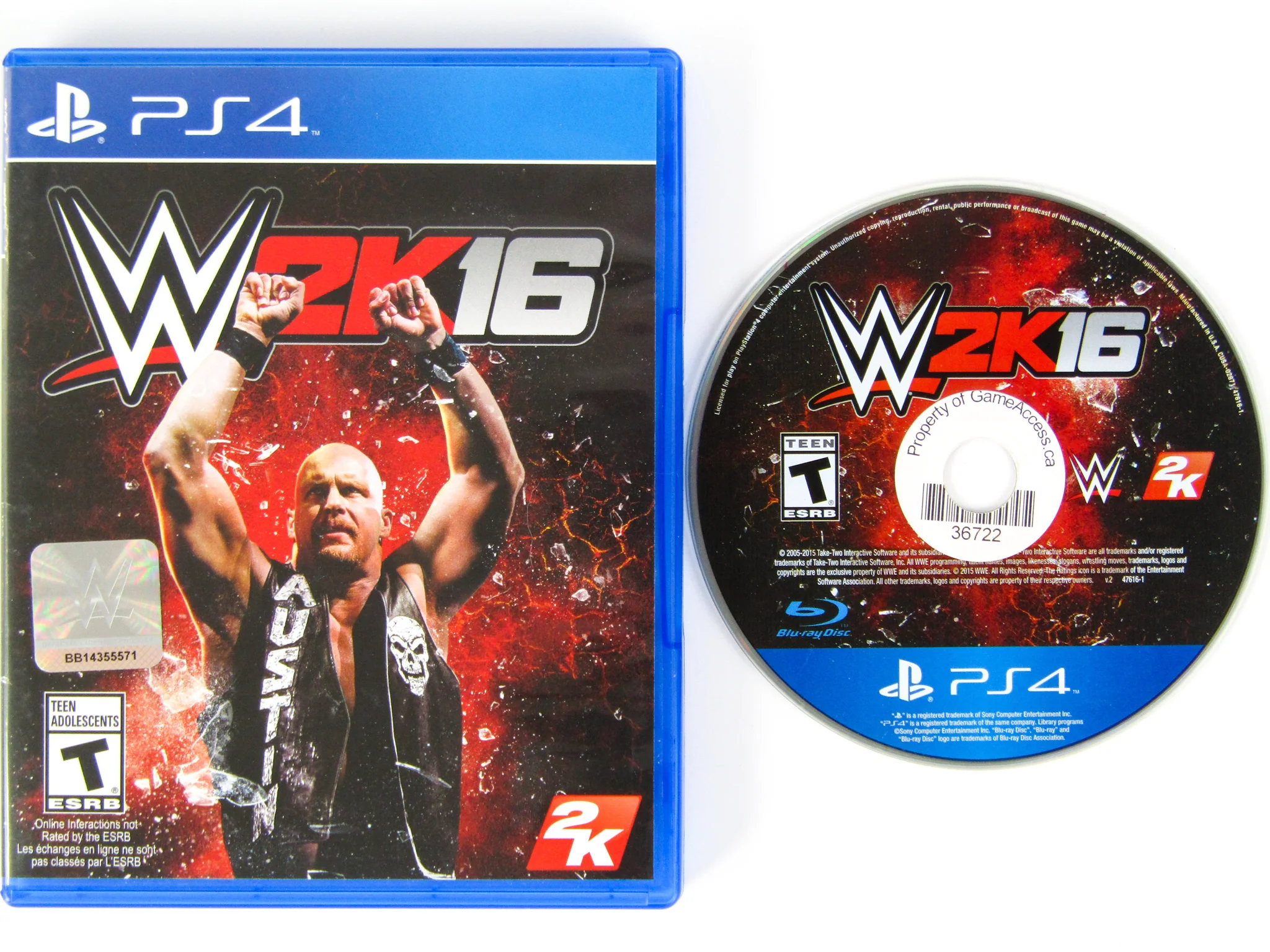 WWE 2K16 (PlayStation 4 / PS4) - Image 2