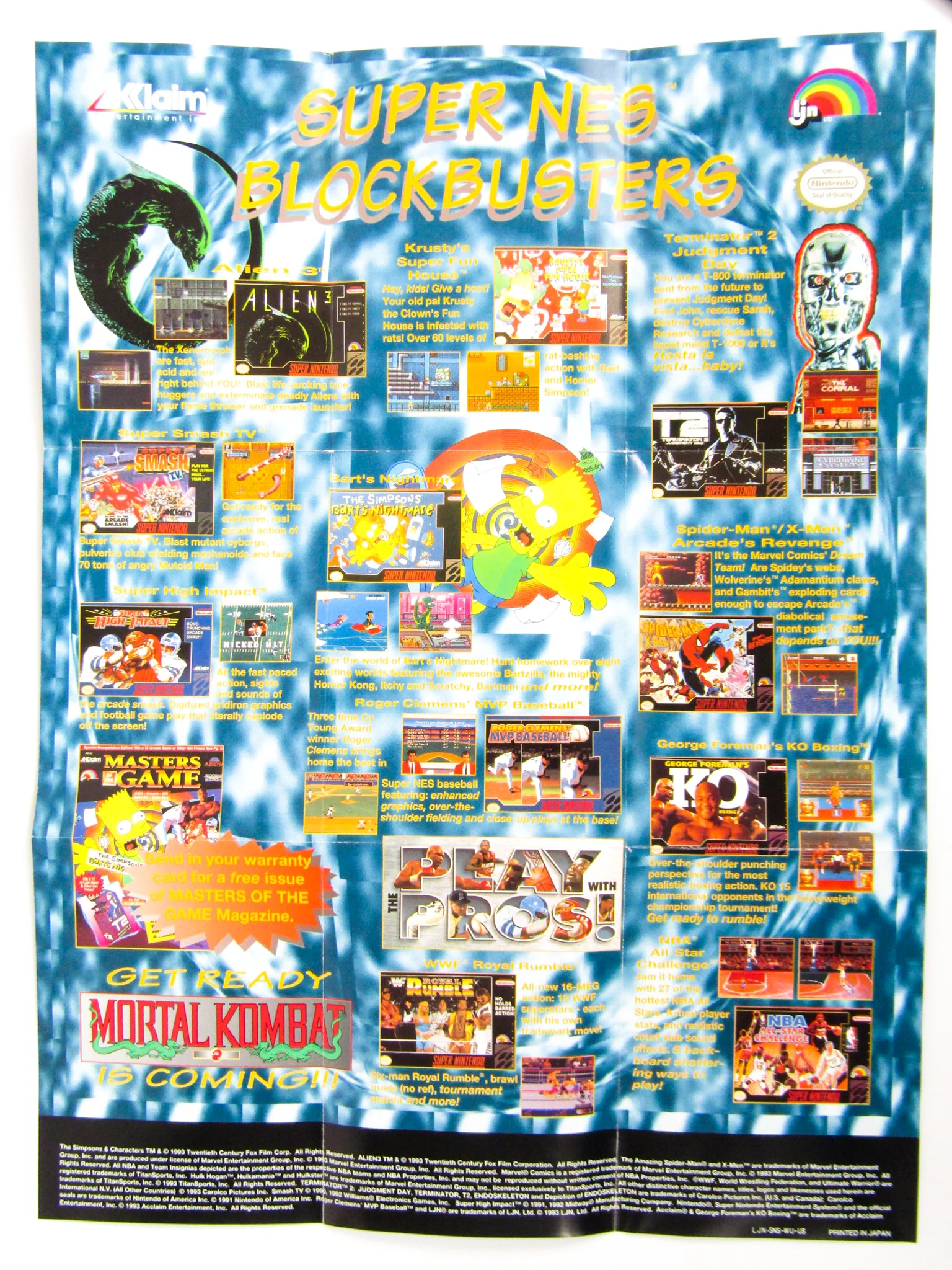 WWF Royal Rumble [Poster] (Super Nintendo / SNES) - Image 2