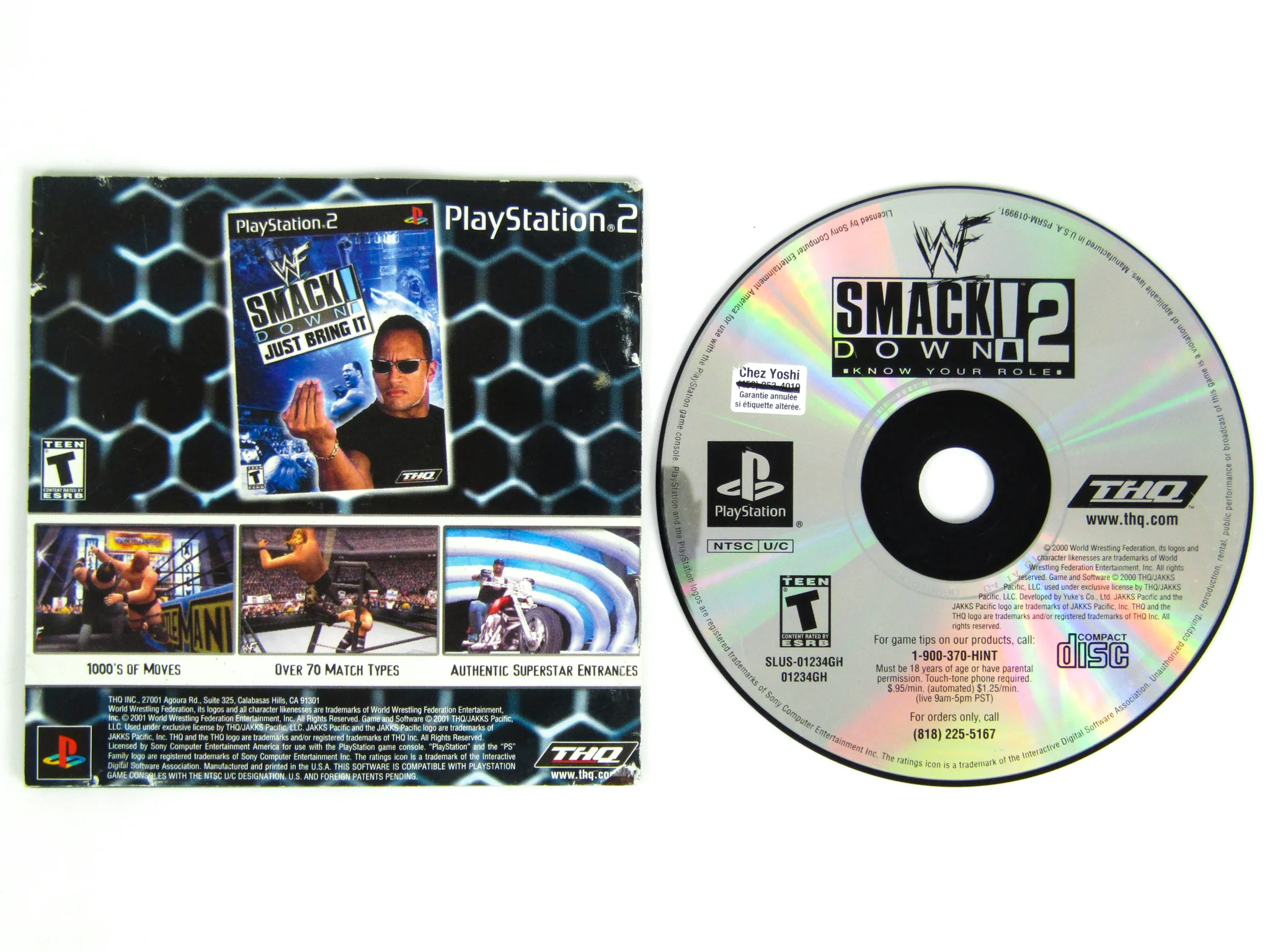 WWF Smackdown 2: Know Your Role [Greatest Hits] (PlayStation / PS1) - Image 4