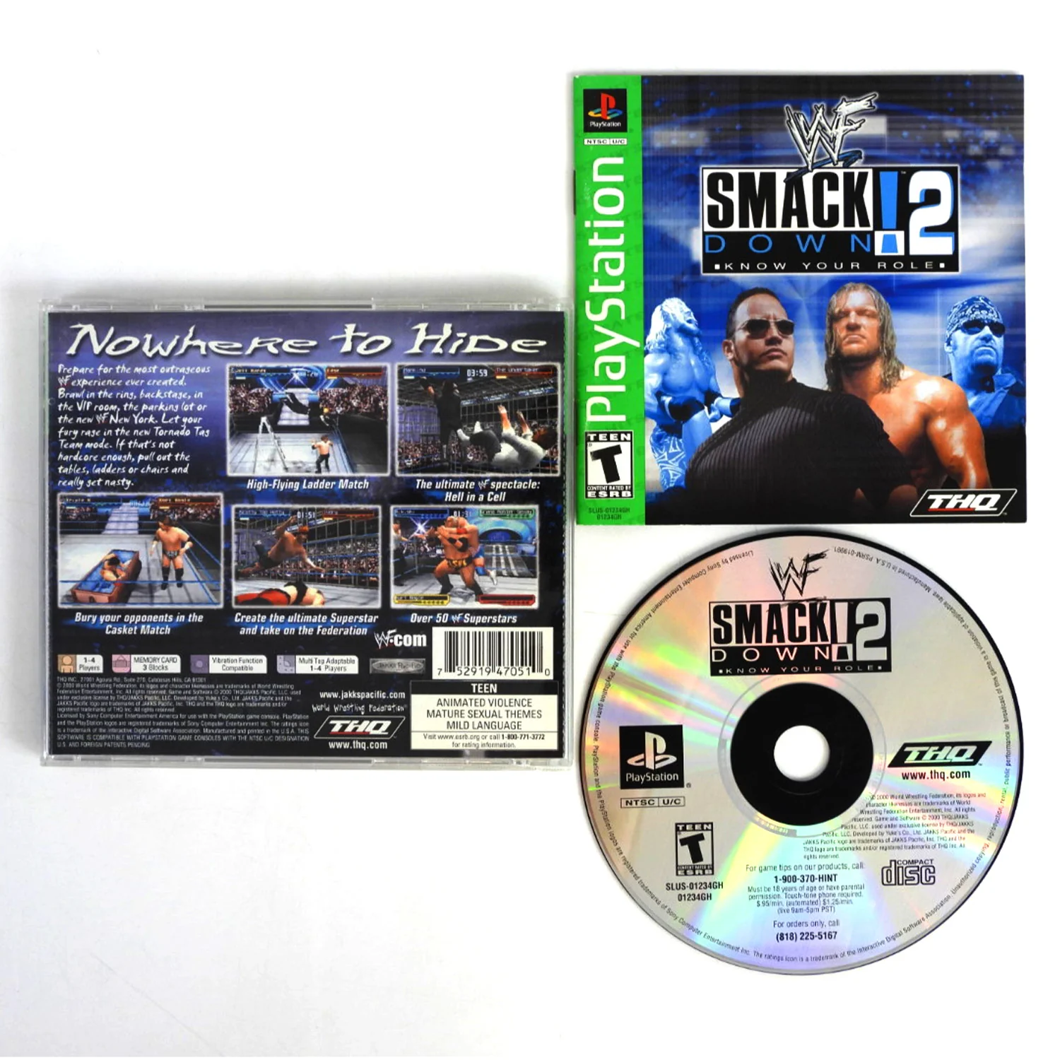 WWF Smackdown 2: Know Your Role [Greatest Hits] (PlayStation / PS1) - Image 5