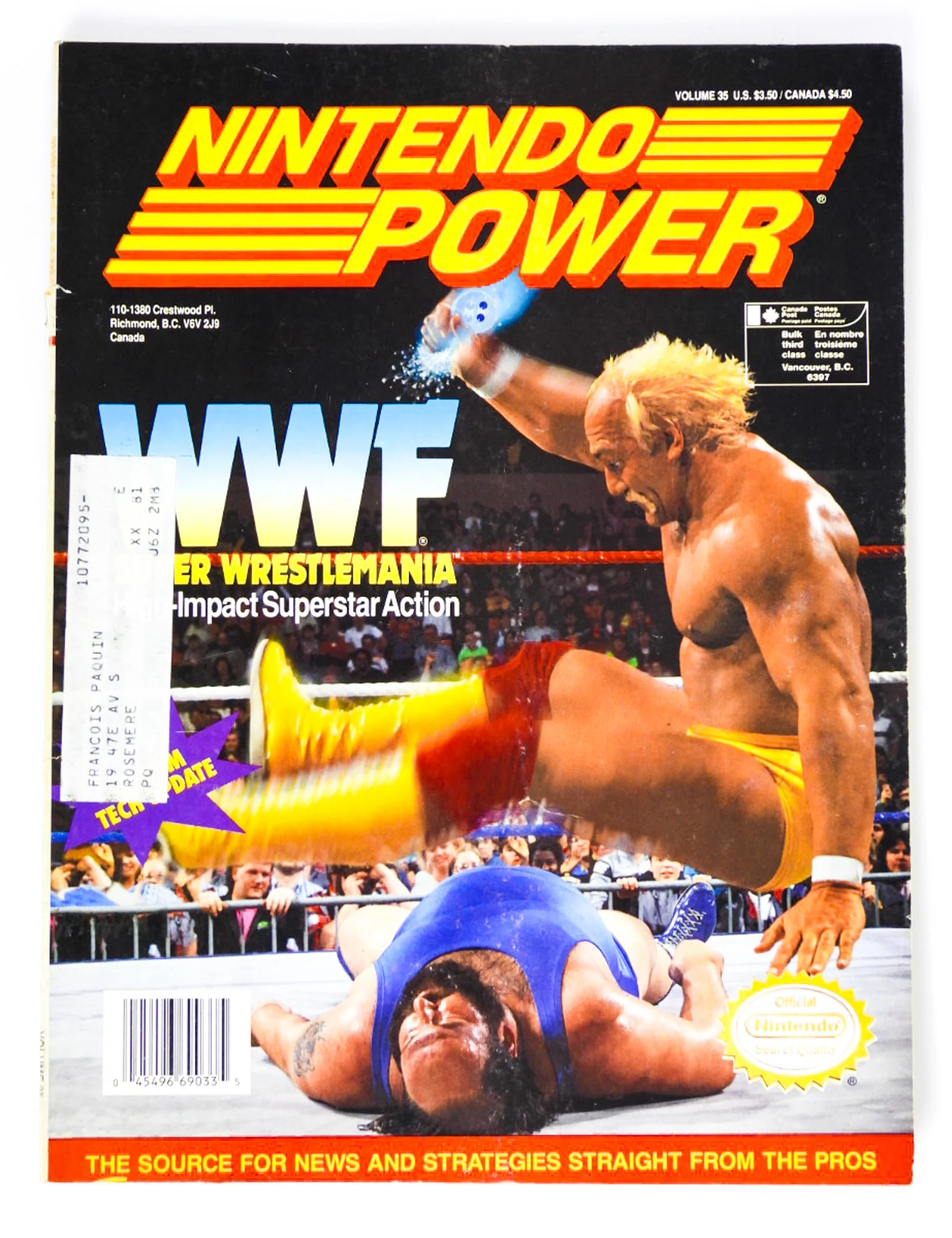WWF Super Wrestlemania [Volume 35] [Nintendo Power] (Magazines) - Image 9