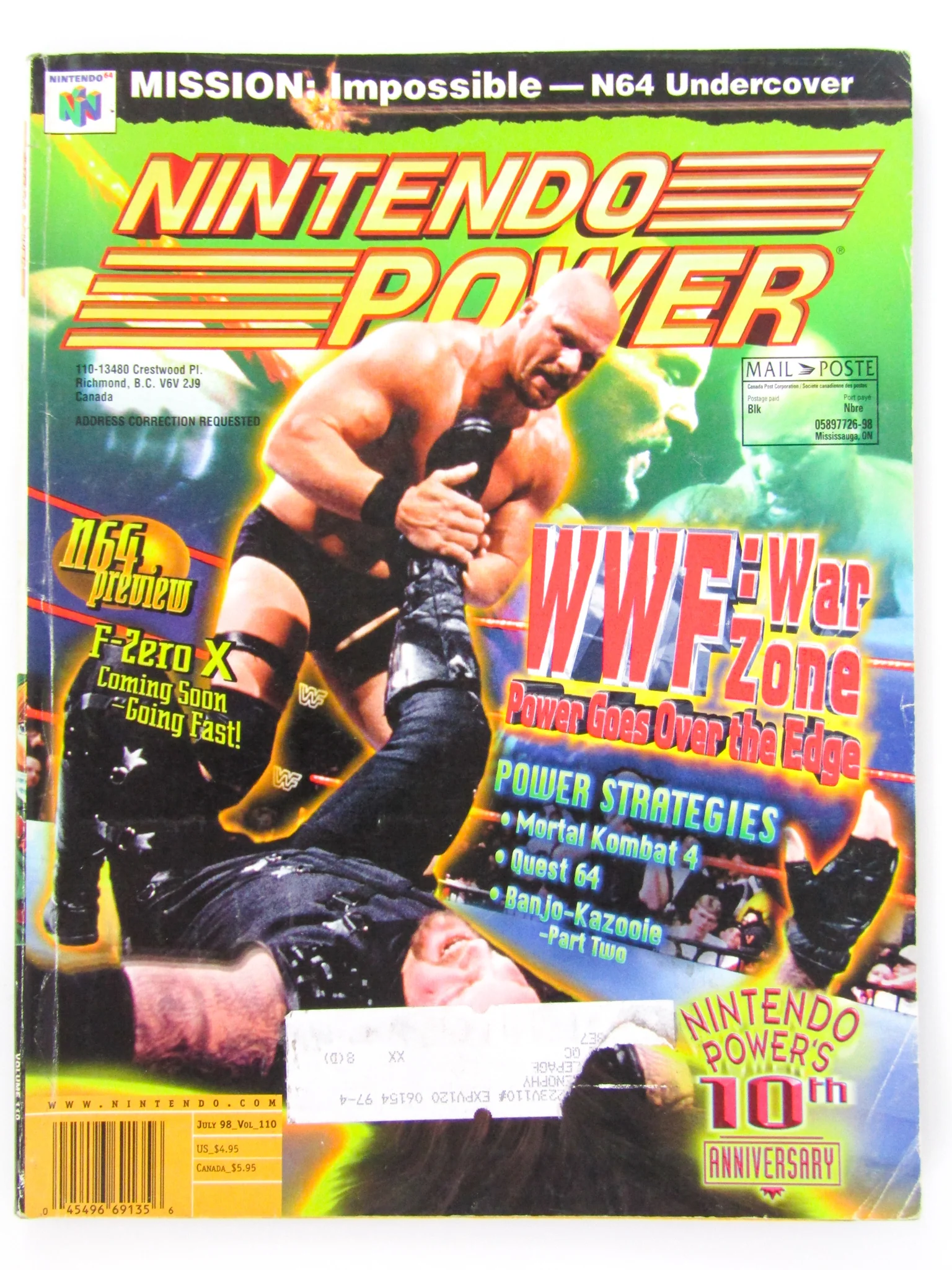 WWF: War Zone [Volume 110] [Nintendo Power] (Magazines) - Image 3