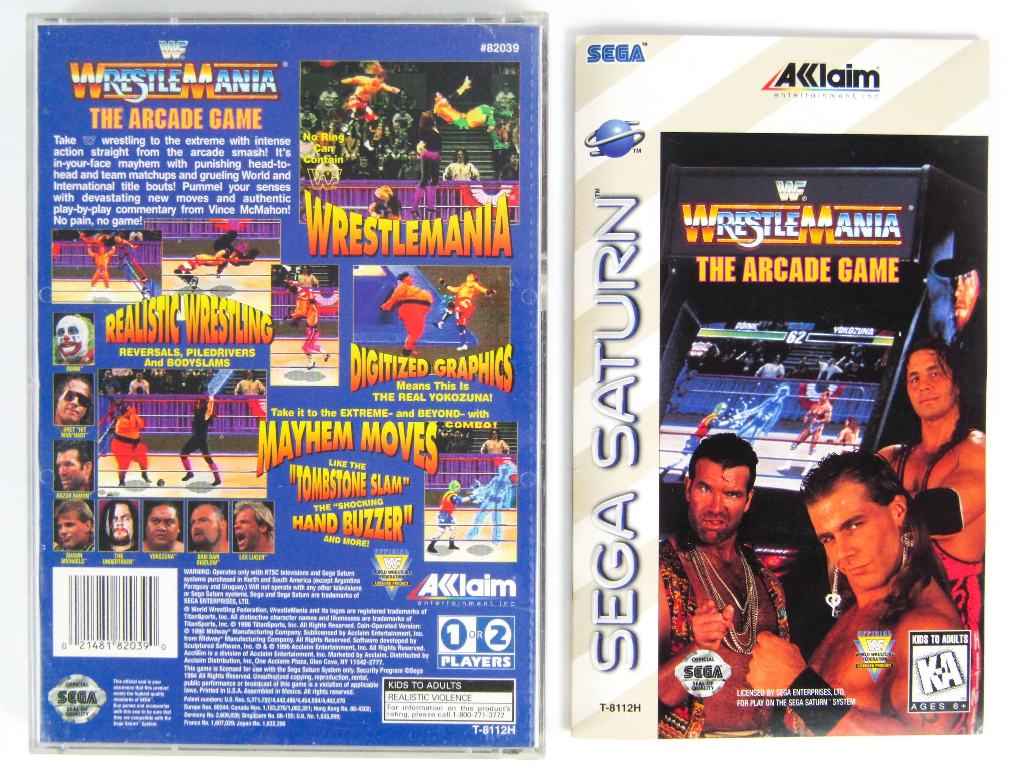 WWF Wrestlemania The Arcade Game (Sega Saturn) - Image 2