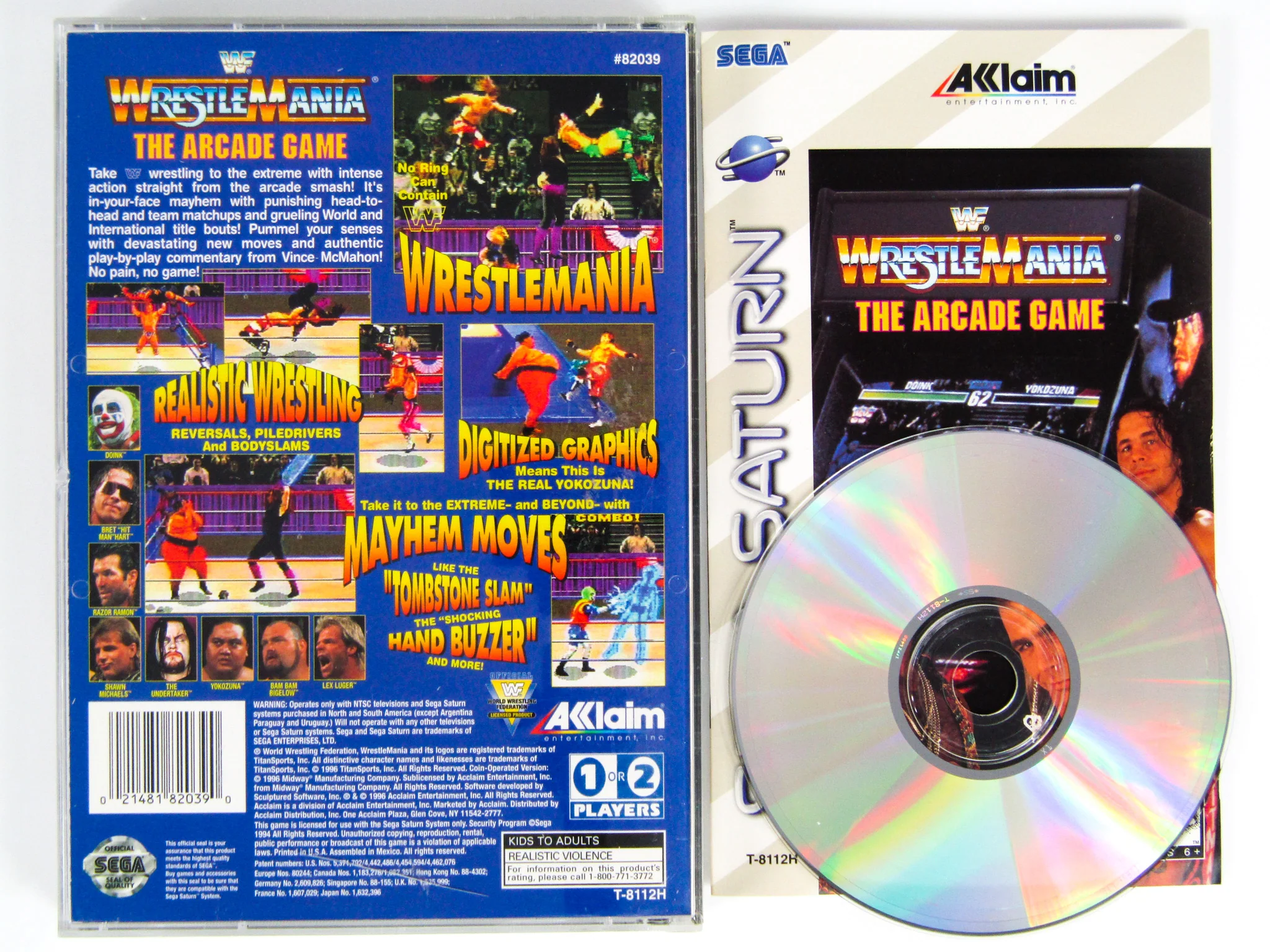 WWF Wrestlemania The Arcade Game (Sega Saturn) - Image 4