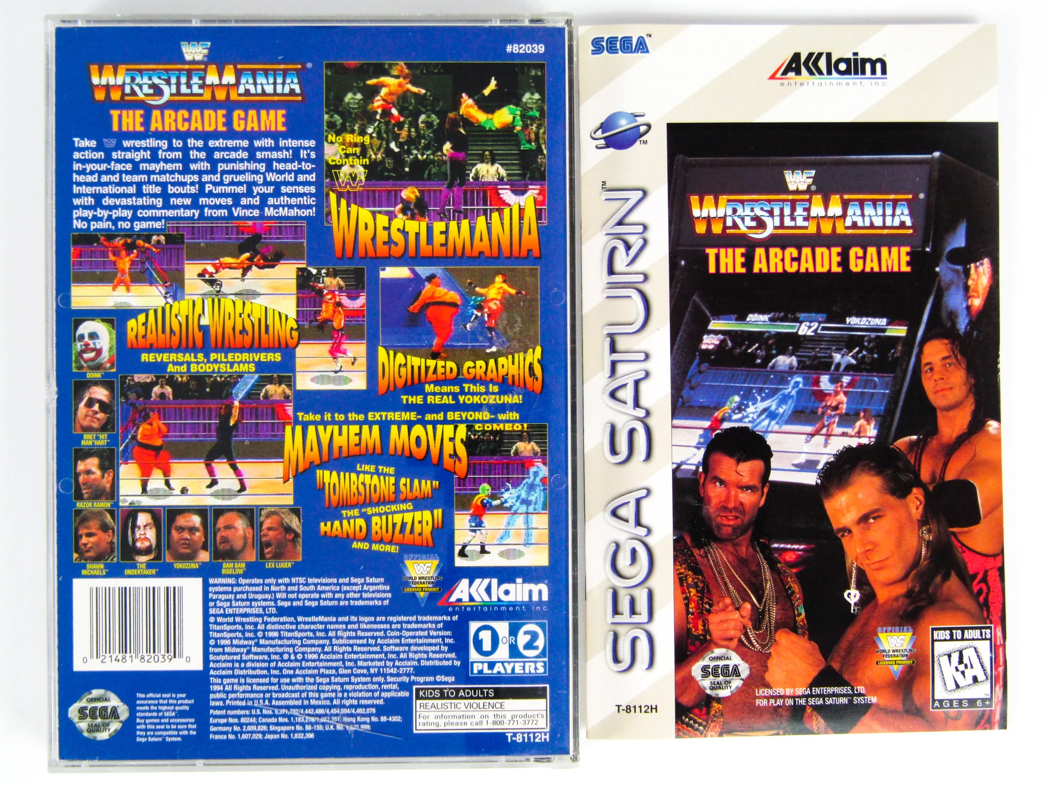 WWF Wrestlemania The Arcade Game (Sega Saturn) - Image 5