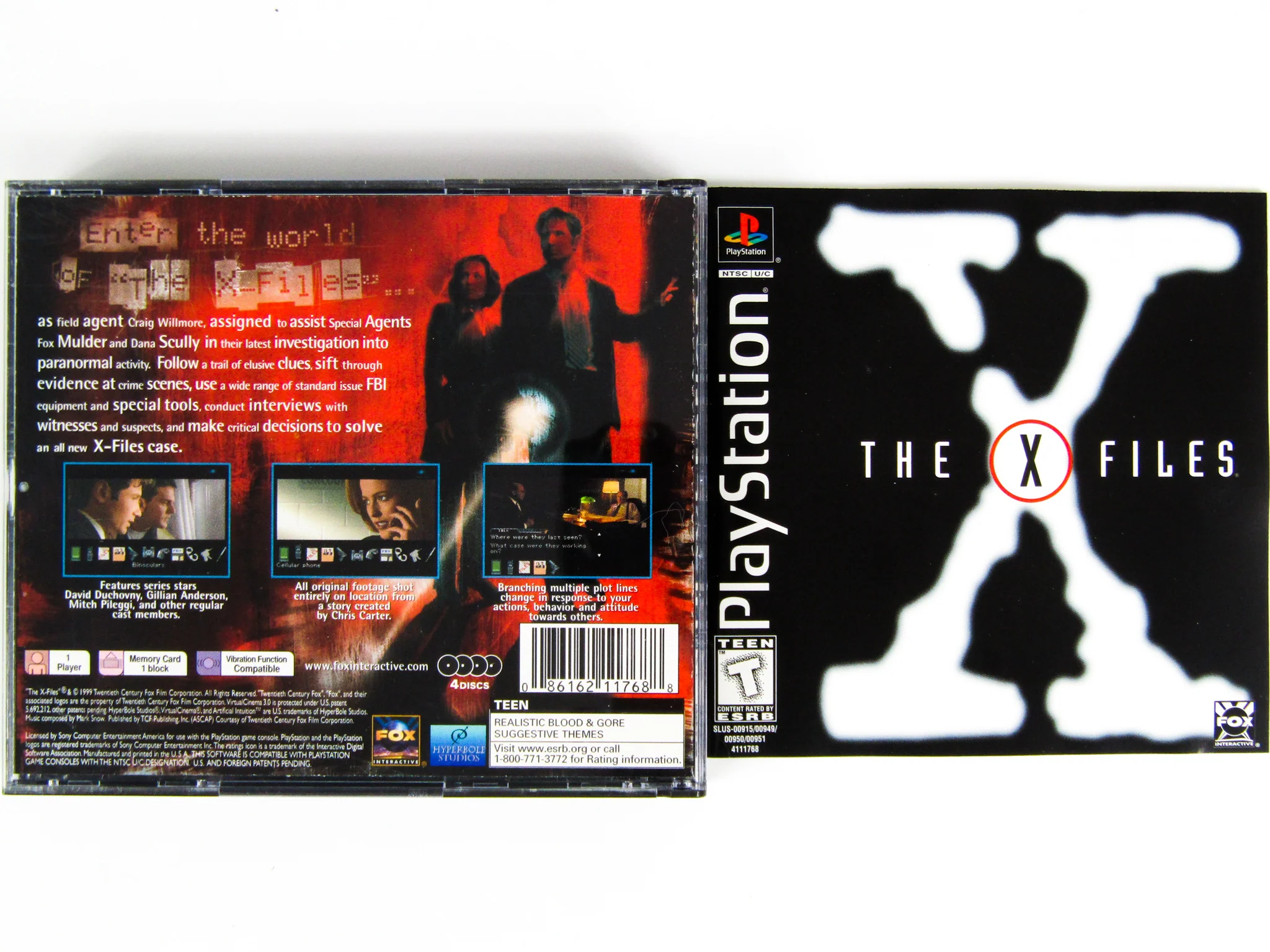 X-Files The Game (PlayStation / PS1) - Image 2
