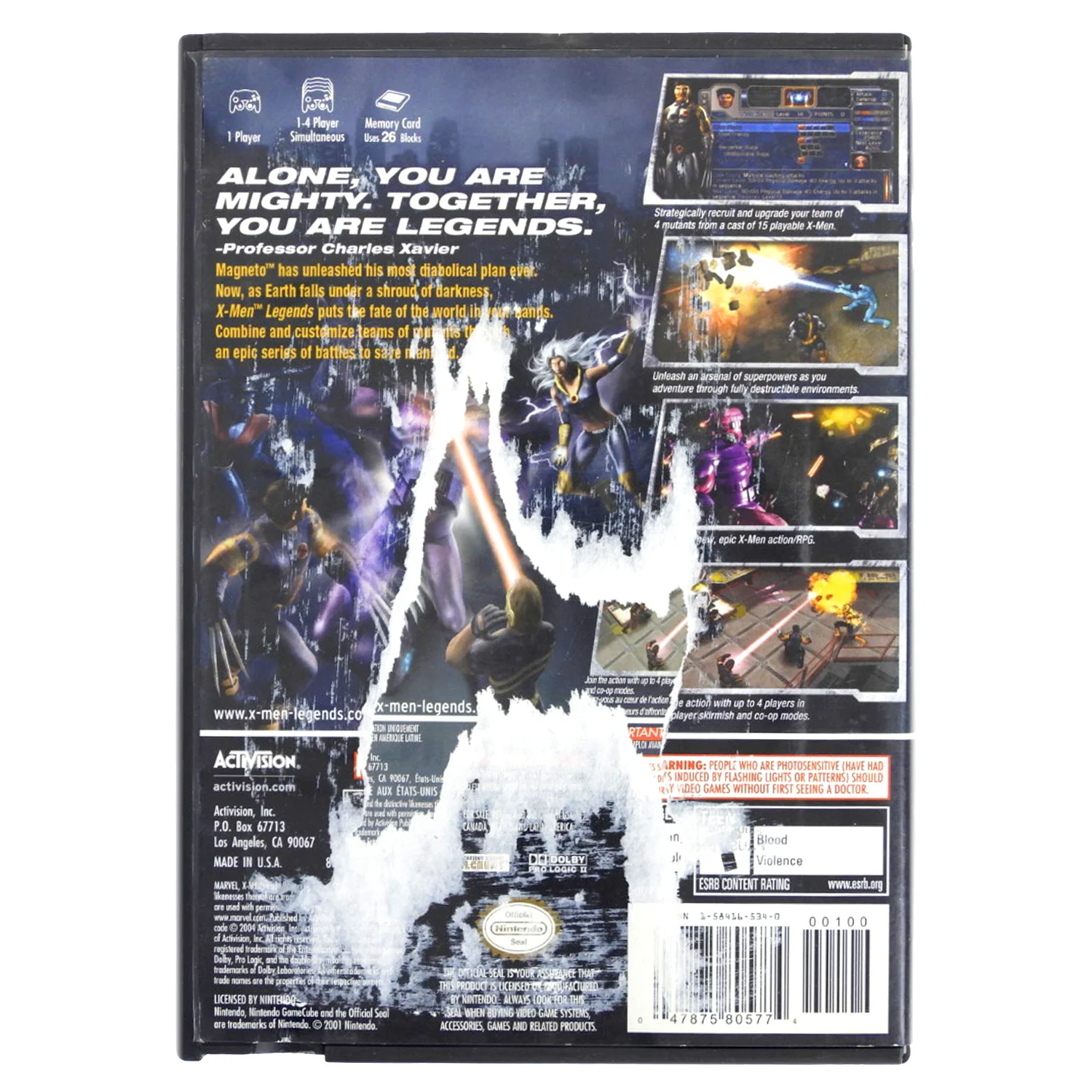 X-Men Legends (Nintendo GameCube) - Image 3