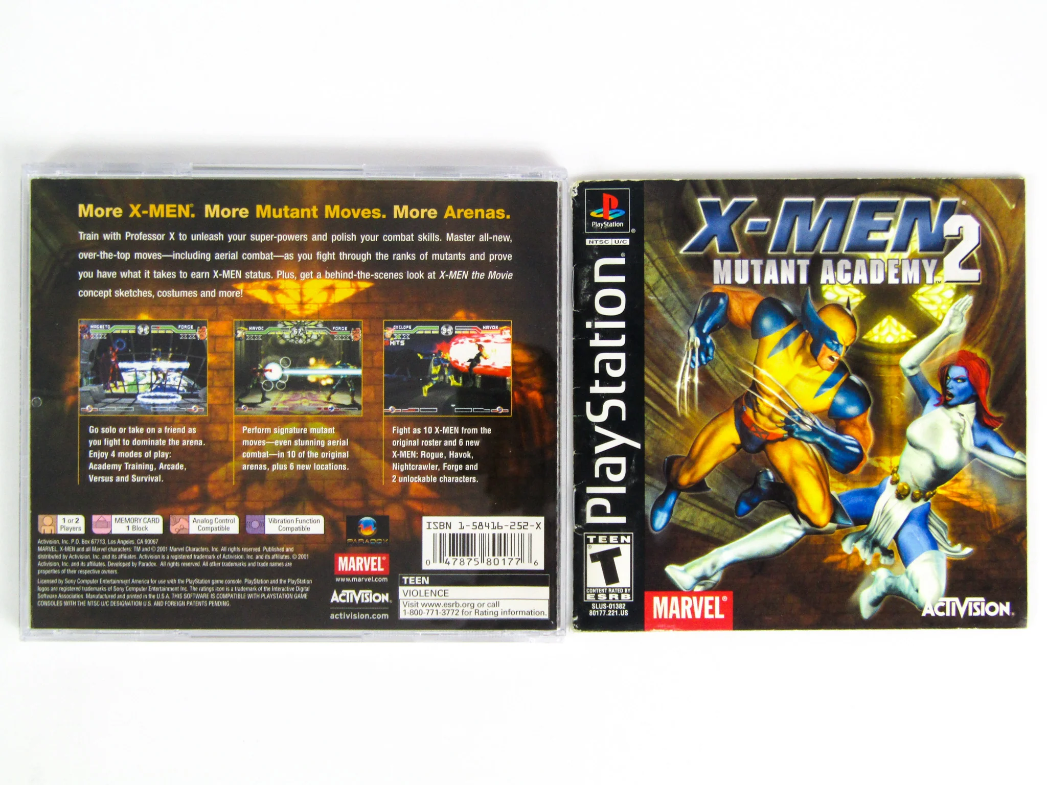X-Men Mutant Academy 2 (PlayStation / PS1) - Image 2