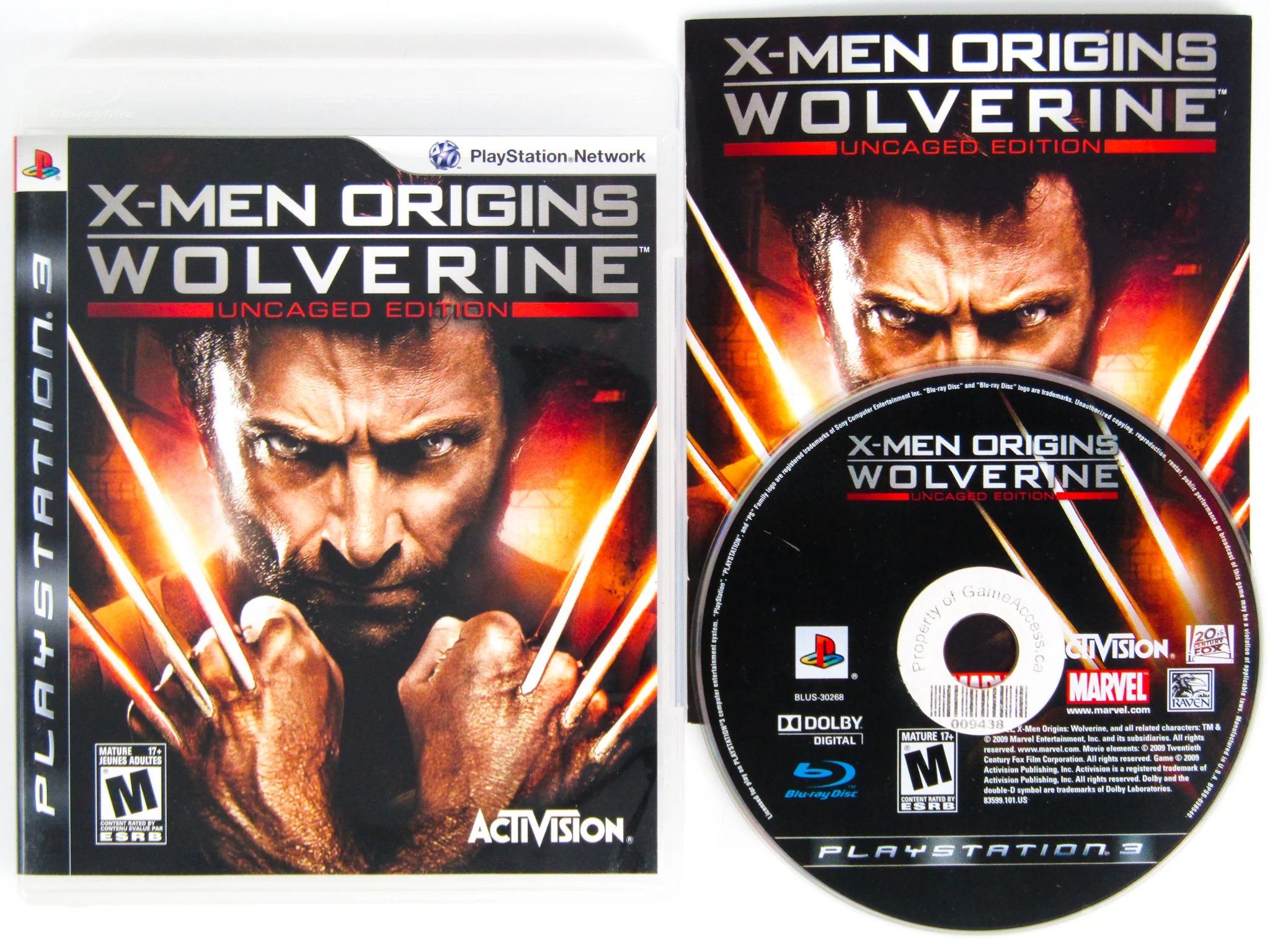 X-Men Origins: Wolverine [Uncaged Edition] (PlayStation 3 / PS3) - Image 2
