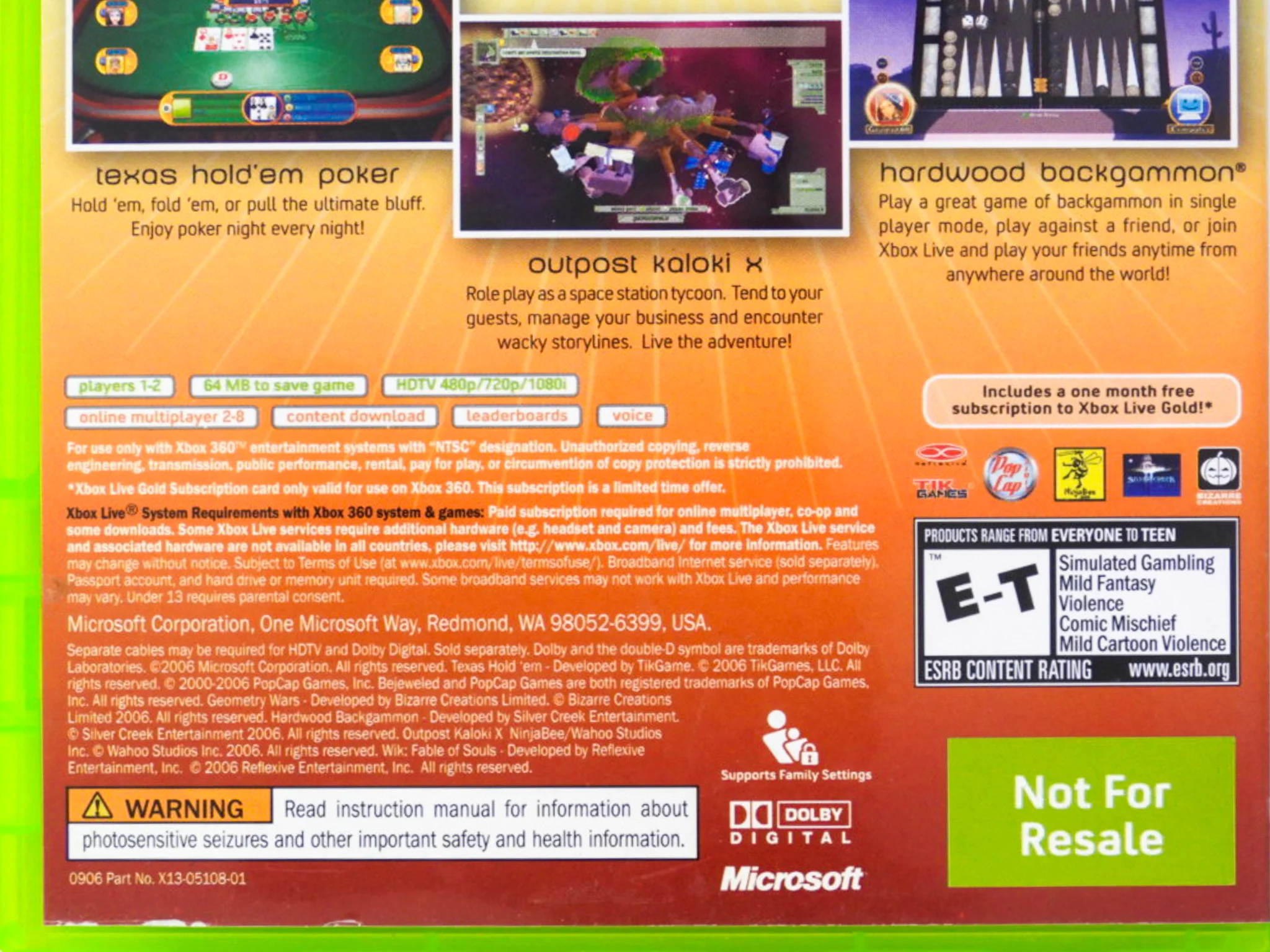 Xbox Live Arcade Unplugged [Not For Resale] (Xbox 360) - Image 3