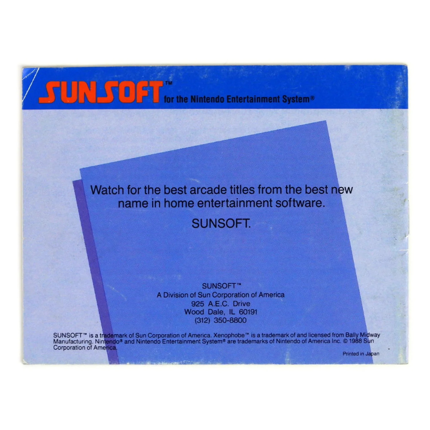 Xenophobe [Manual] (Nintendo / NES) - Image 2