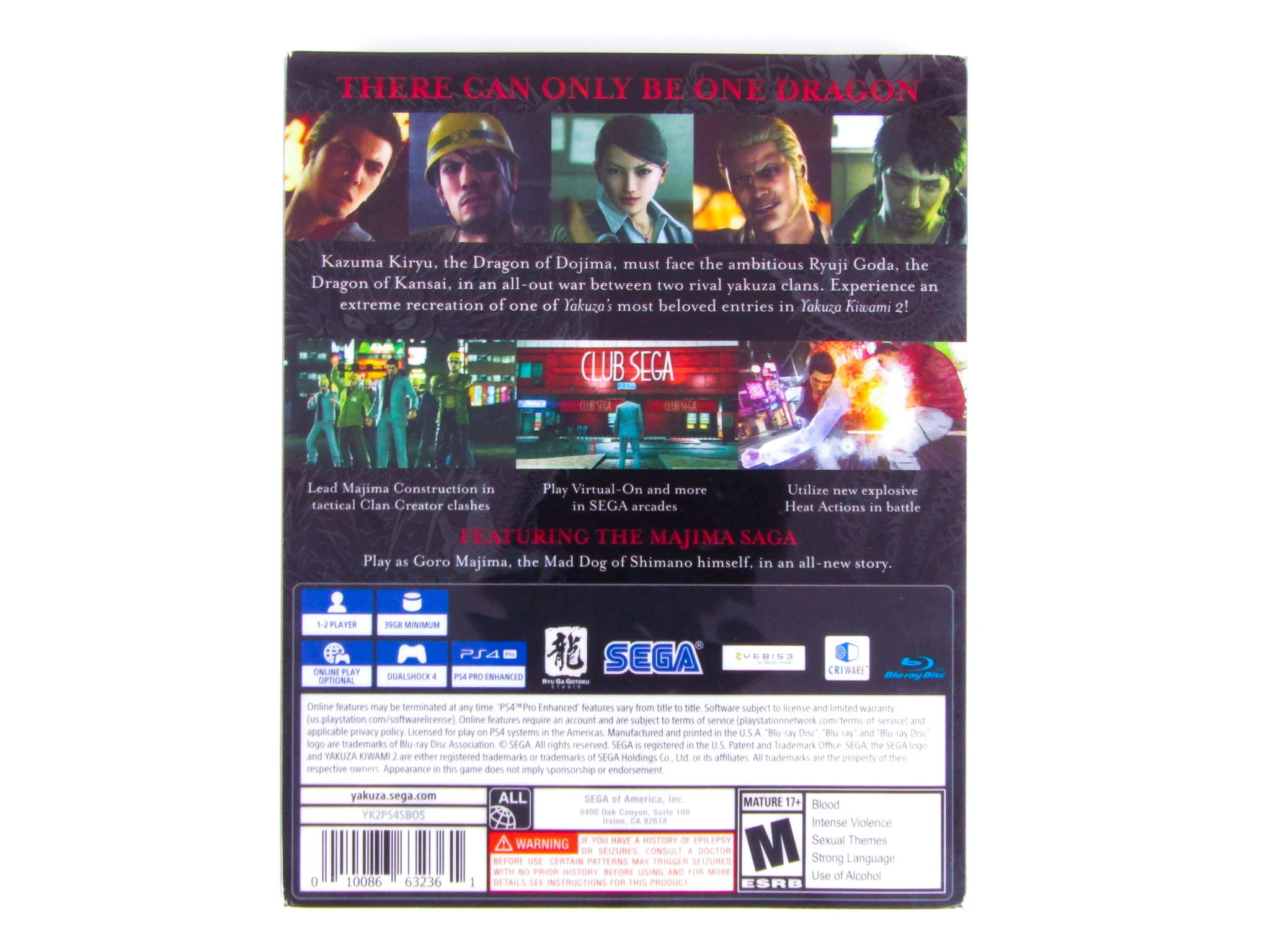 Yakuza Kiwami 2 [Steelbook] (PlayStation 4 / PS4) - Image 5