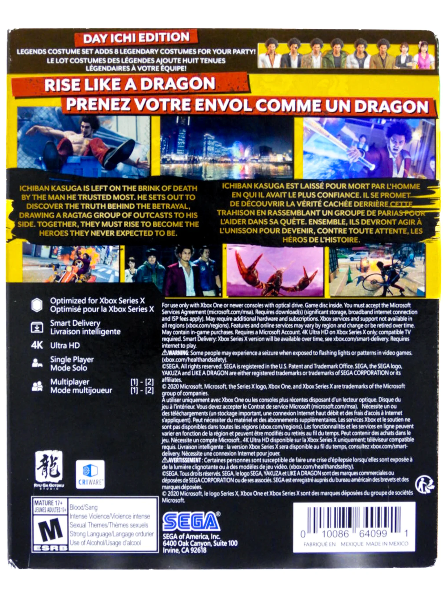 Yakuza: Like A Dragon [Day Ichi Steelbook Edition] (Xbox Series X / Xbox One) - Image 2
