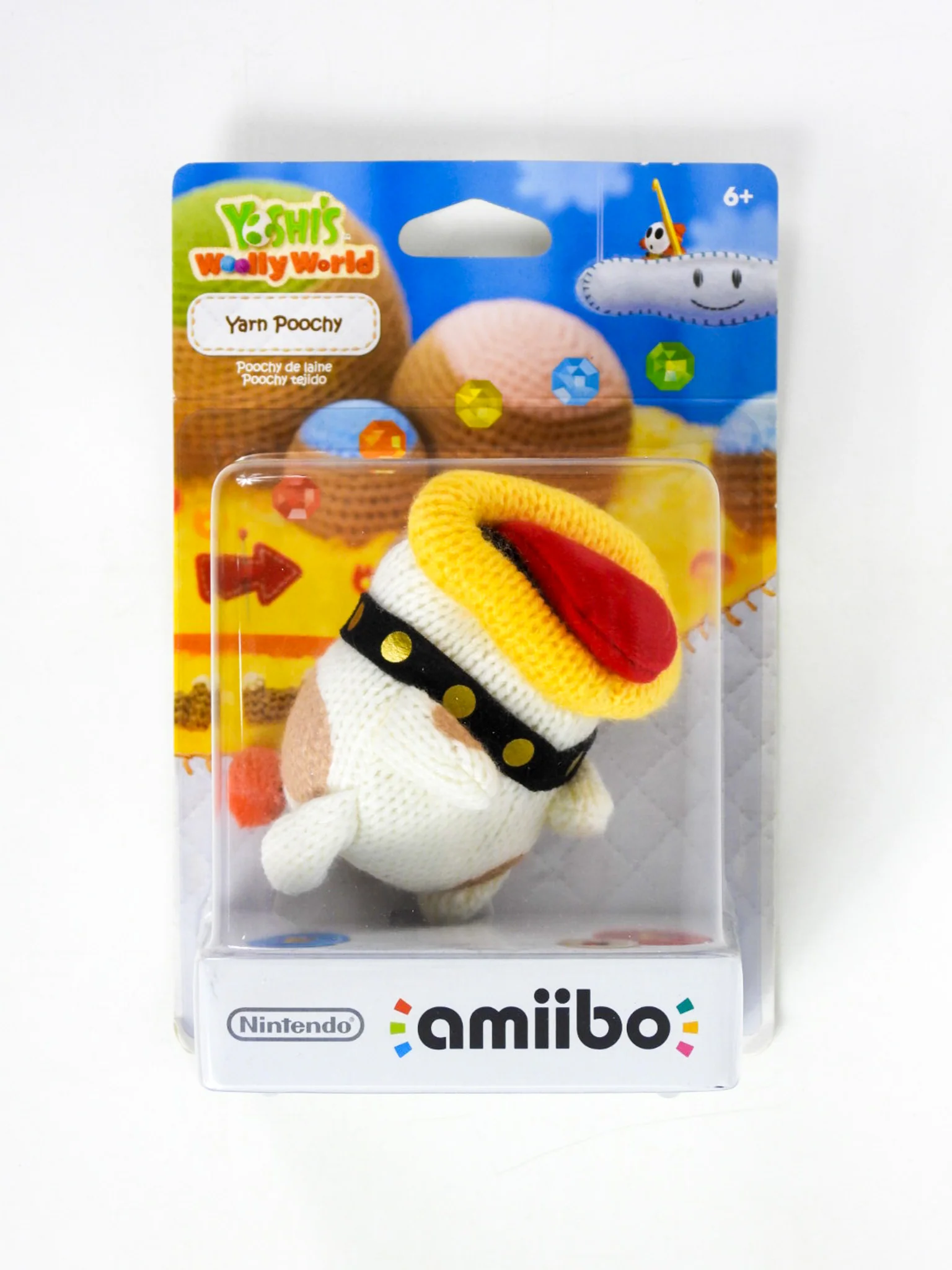 Yarn Poochy - Yoshi's Woolly World series (Amiibo) - Image 2