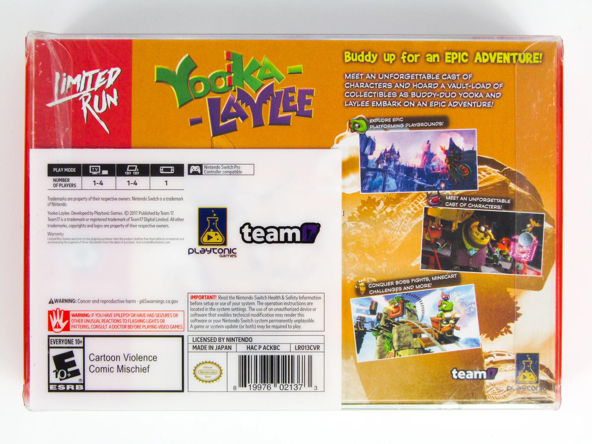 Yooka-Laylee [Collector's Edition] [Limited Run Games] (Nintendo Switch) - Image 2