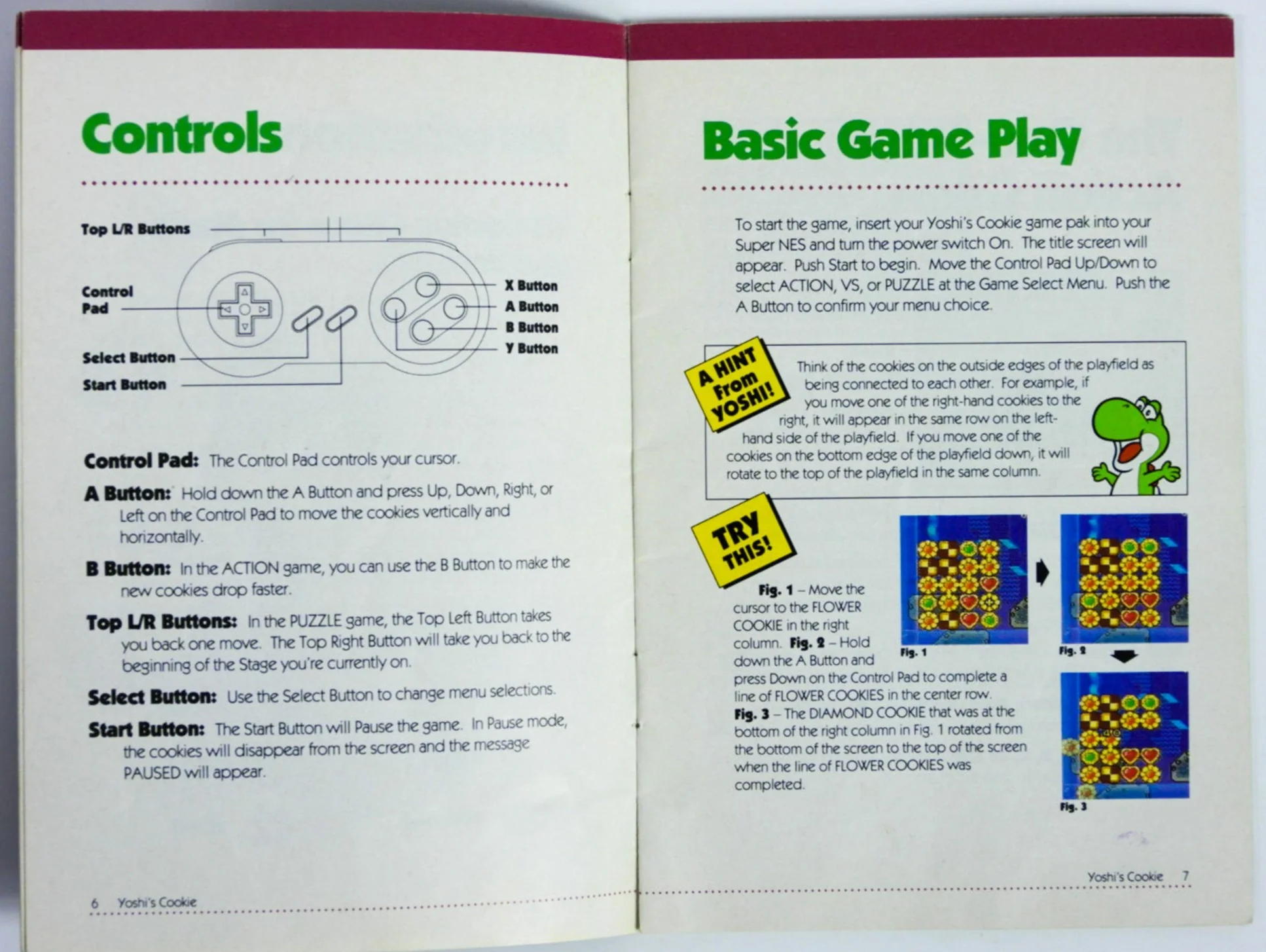 Yoshi's Cookie [Manual] (Super Nintendo / SNES) - Image 9
