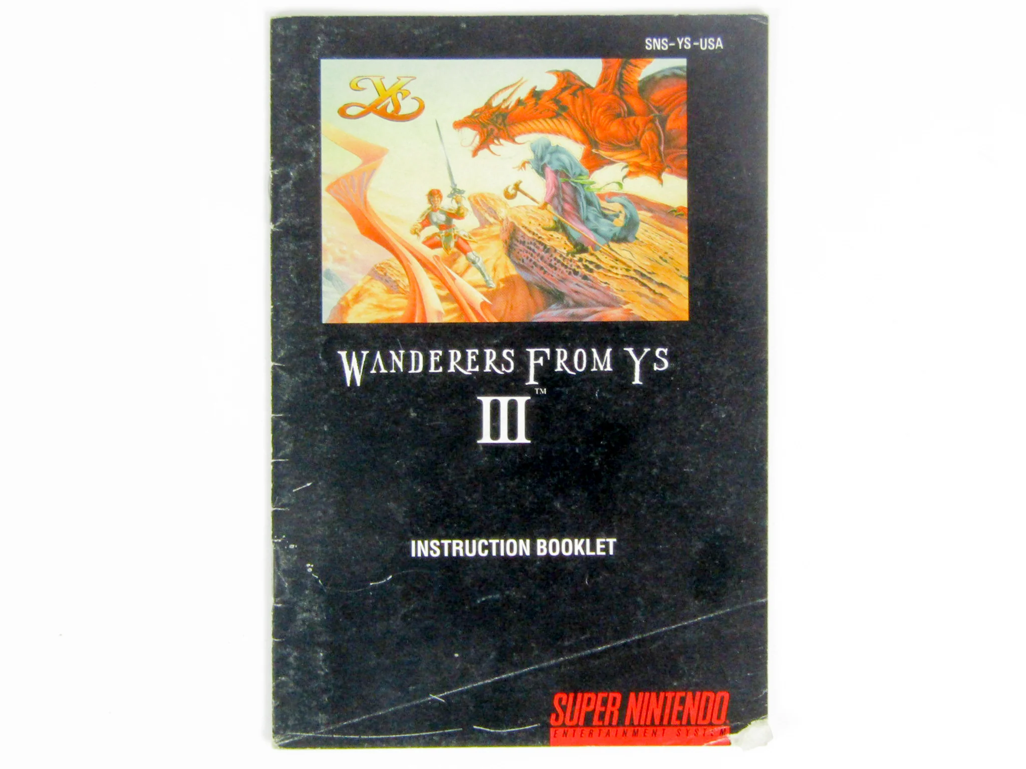 Ys III 3 Wanderers From Ys [Manual] (Super Nintendo / SNES) - Image 2