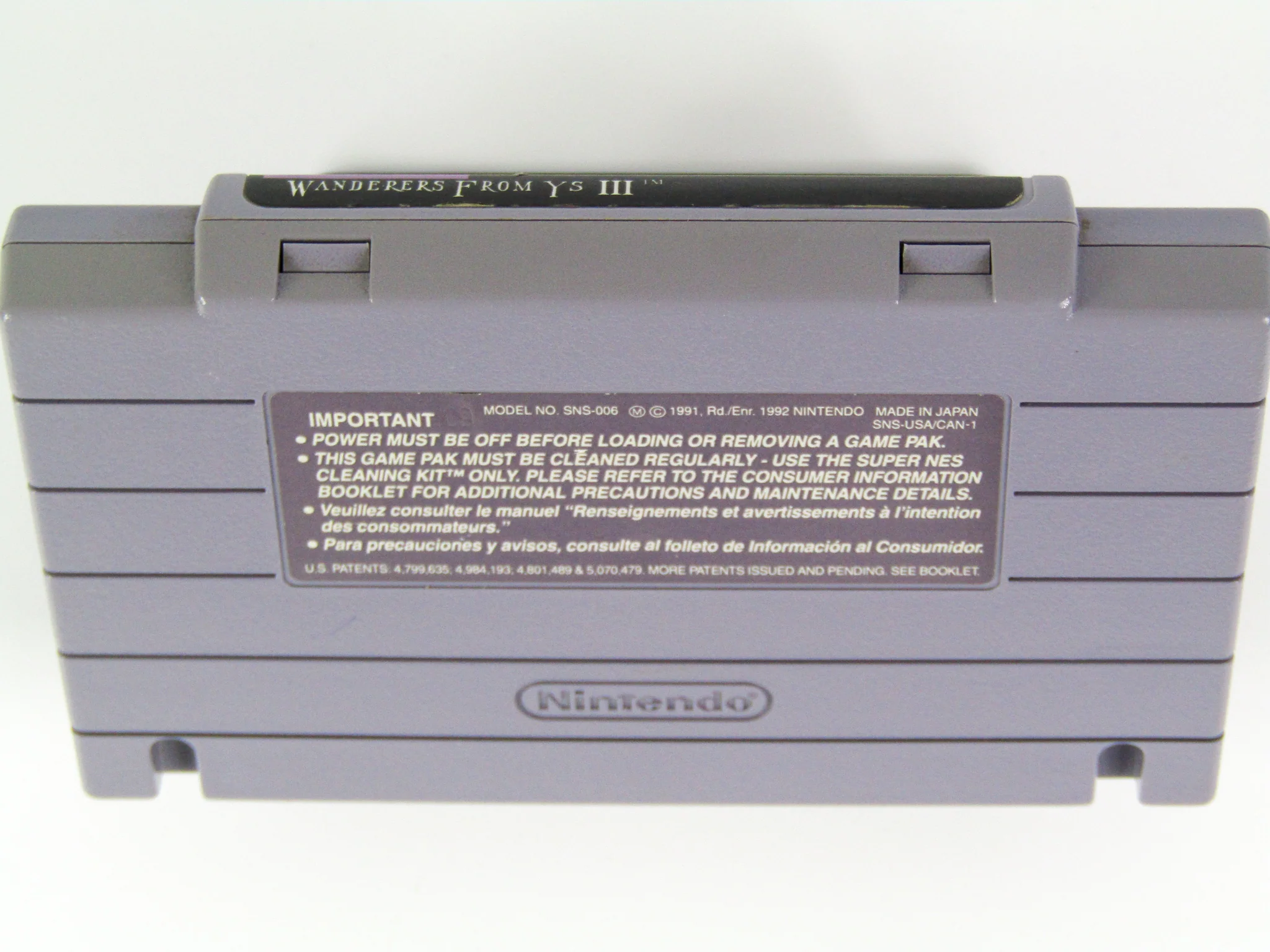 Ys III 3 Wanderers from Ys (Super Nintendo / SNES) - Image 6