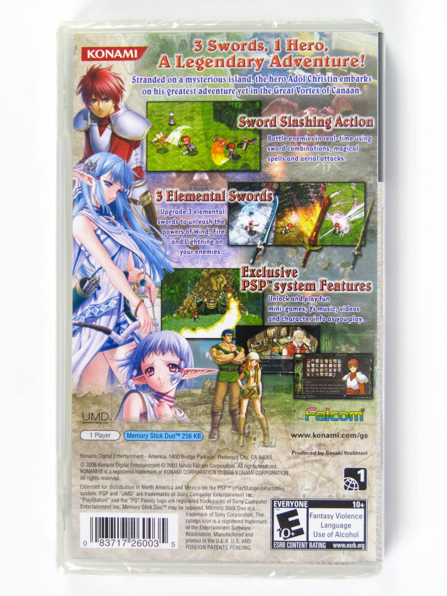 Ys The Ark Of Napishtim (PlayStation Portable / PSP) - Image 2