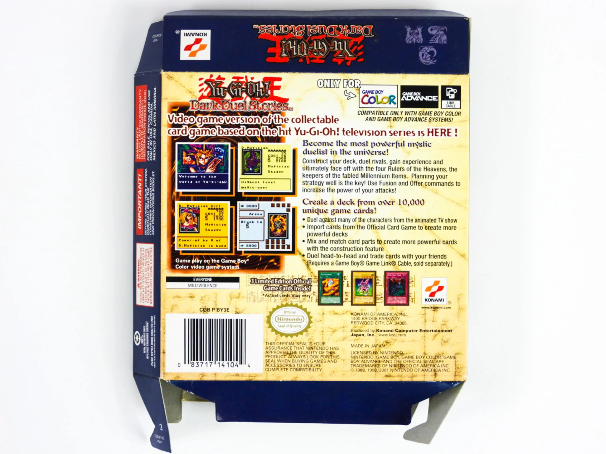 Yu-Gi-Oh Dark Duel Stories [Box] (Nintendo Game Boy Color / GBC) - Image 2