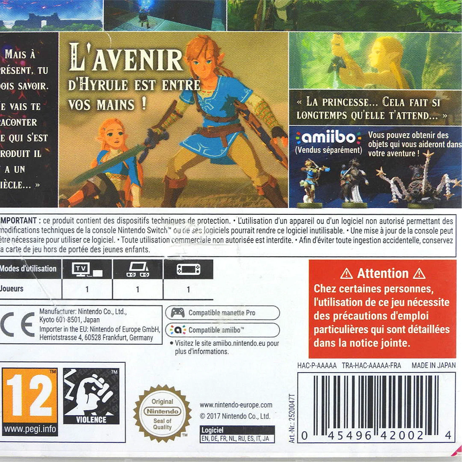 Zelda Breath Of The Wild [PAL] (Nintendo Switch) - Image 3